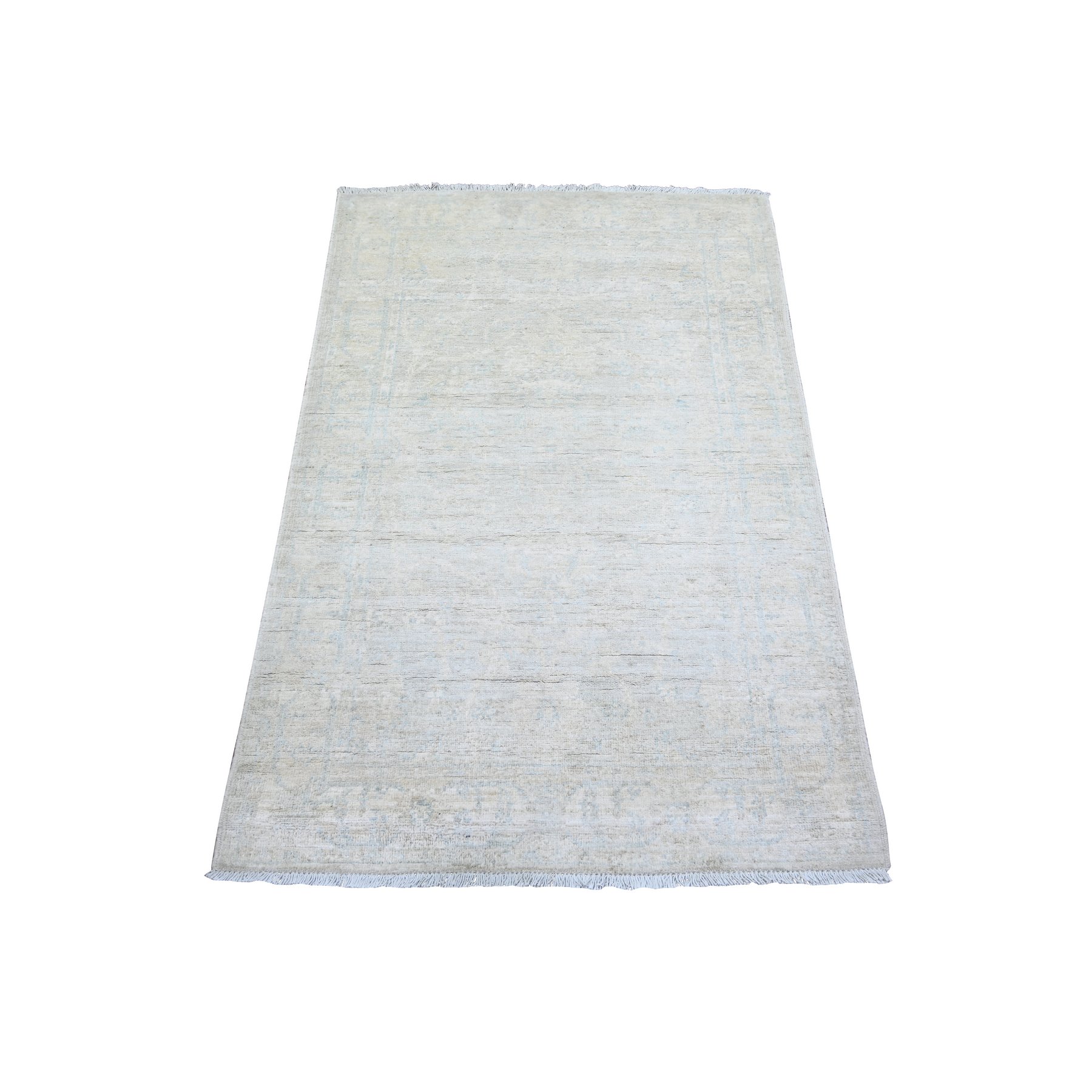Oushak-And-Peshawar-Hand-Knotted-Rug-369115