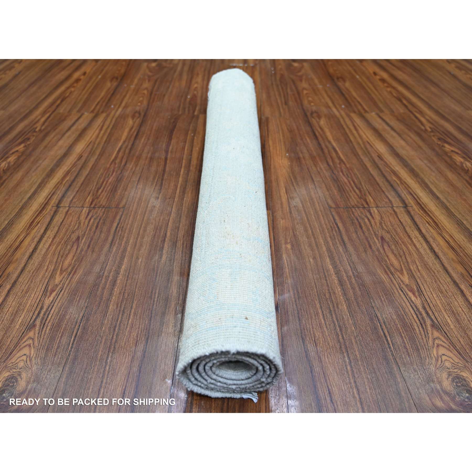 Oushak-And-Peshawar-Hand-Knotted-Rug-369115