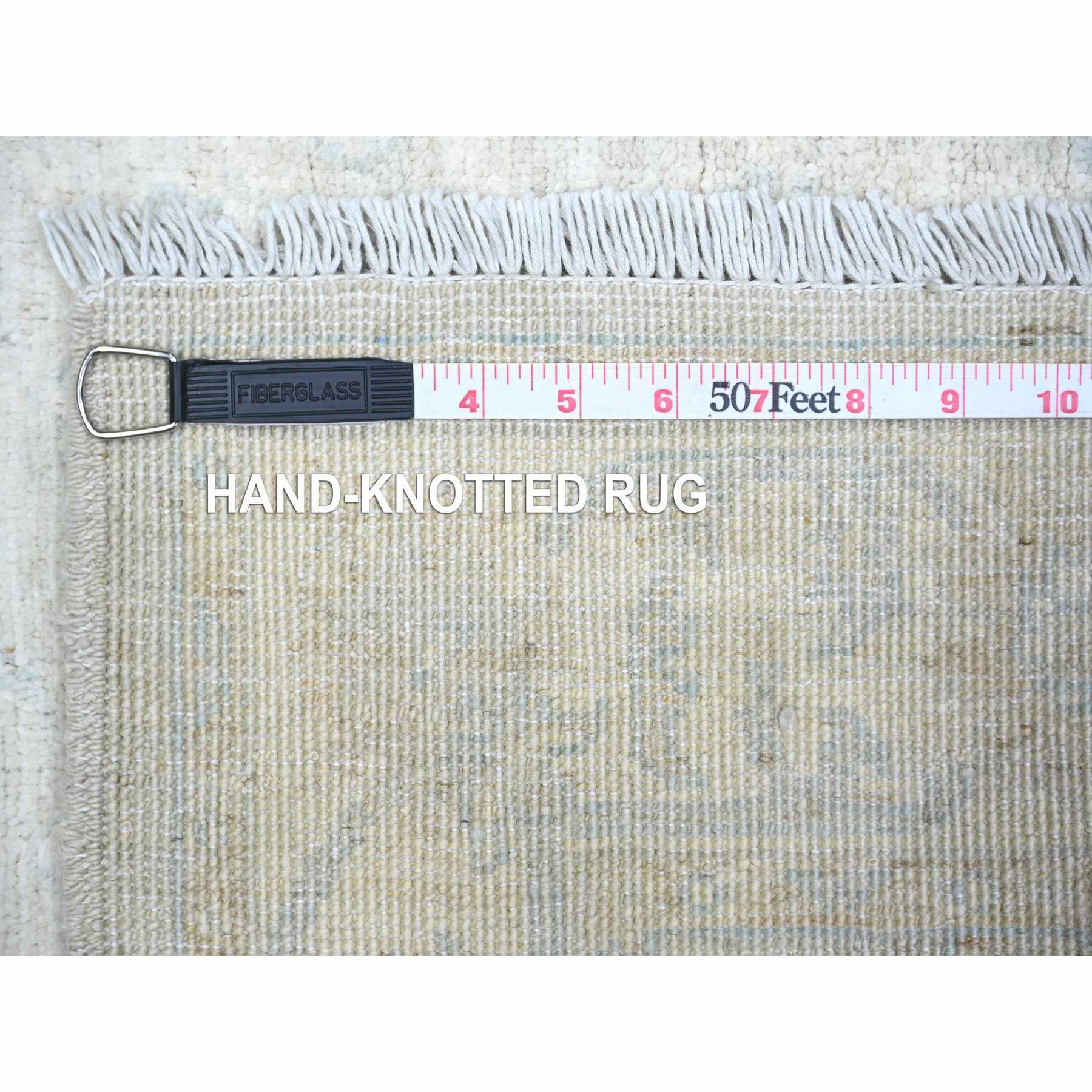 Oushak-And-Peshawar-Hand-Knotted-Rug-369115