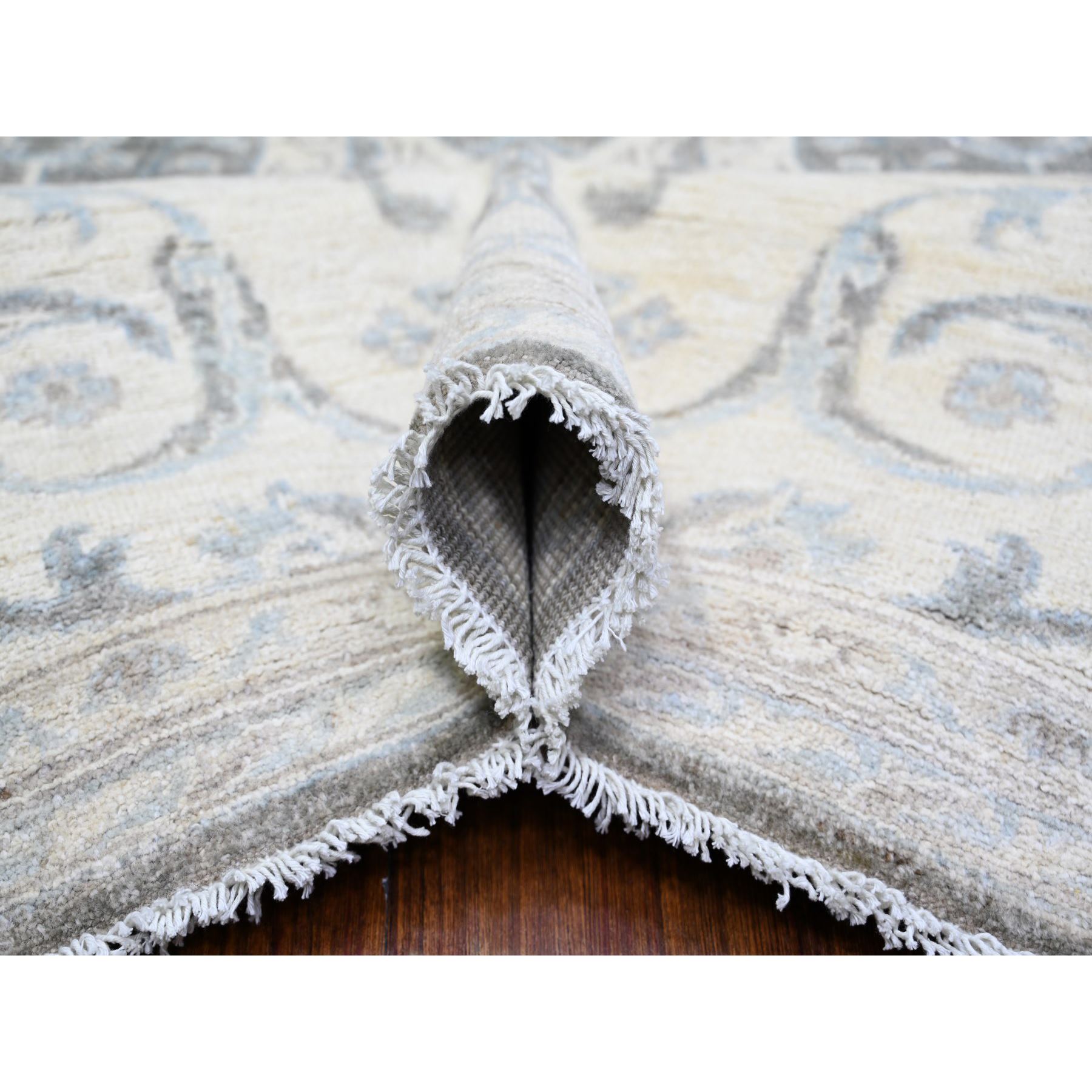 Oushak-And-Peshawar-Hand-Knotted-Rug-369130