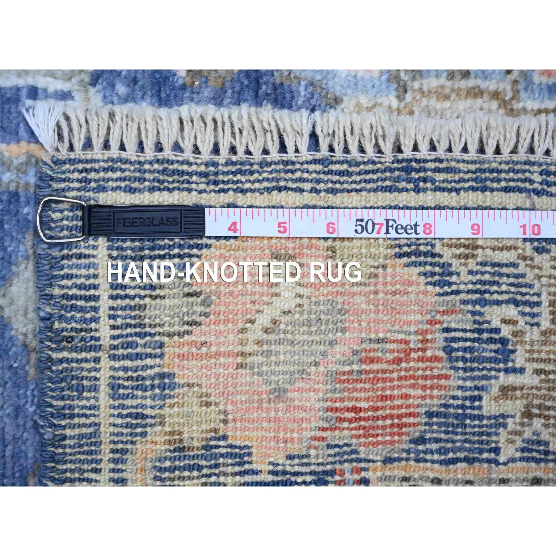 Oushak-And-Peshawar-Hand-Knotted-Rug-369260