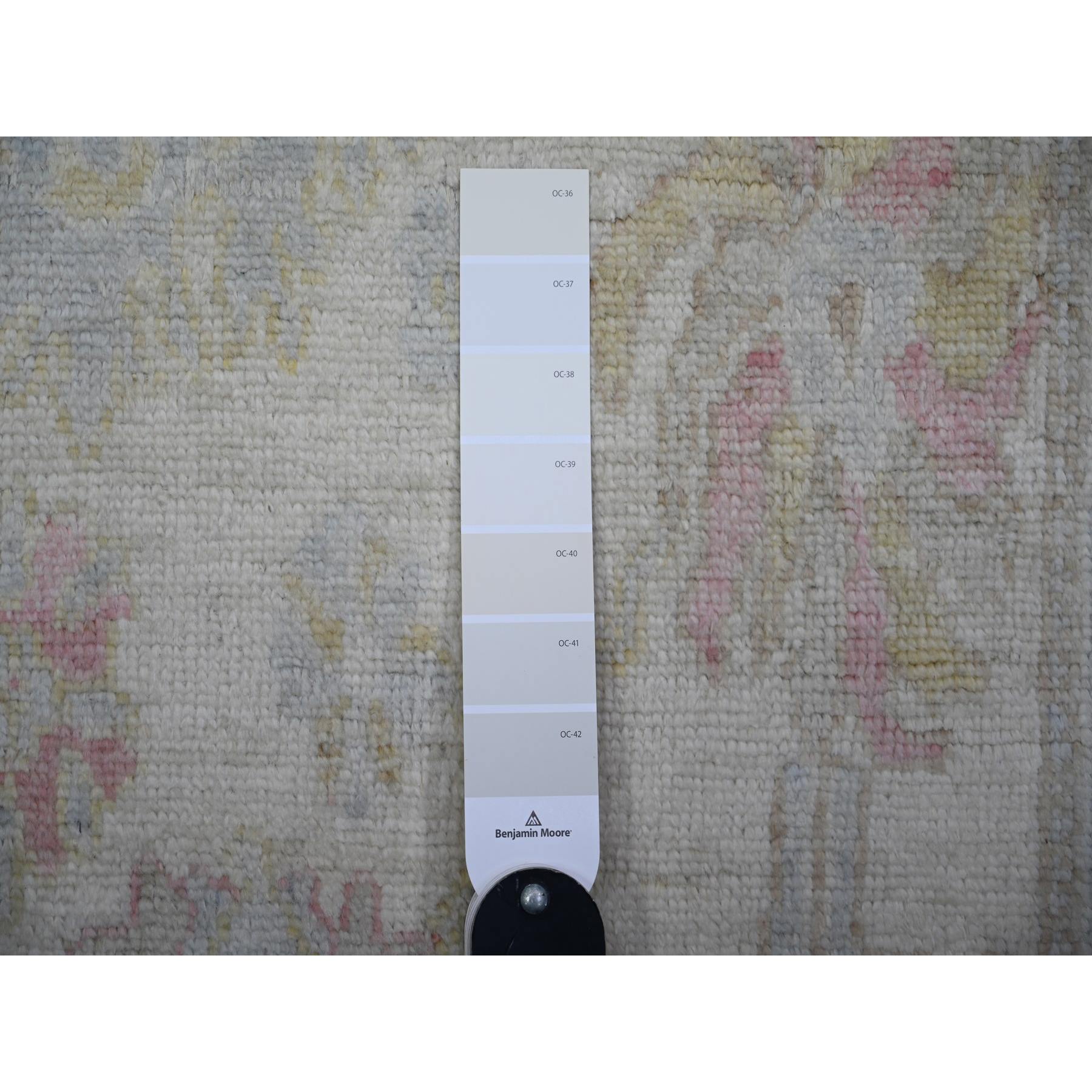 Oushak-And-Peshawar-Hand-Knotted-Rug-369270