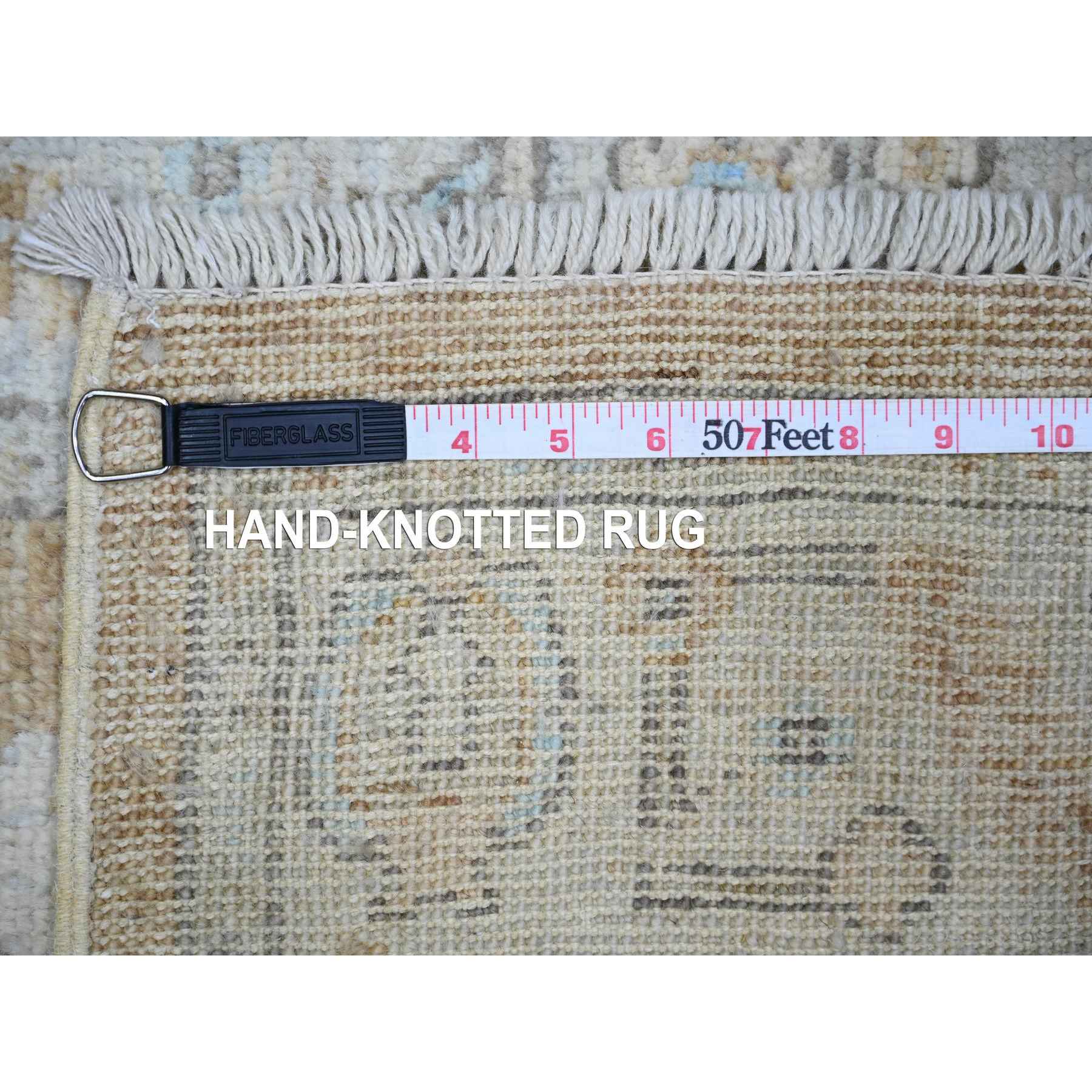 Oushak-And-Peshawar-Hand-Knotted-Rug-369330