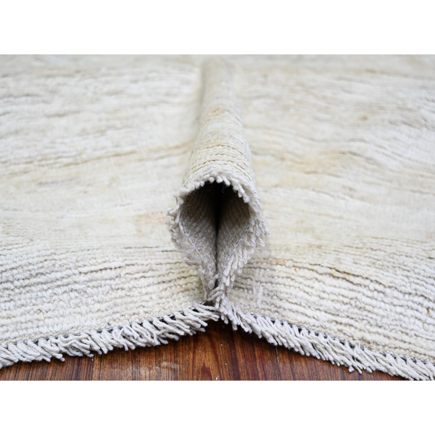 Oushak-And-Peshawar-Hand-Knotted-Rug-369595