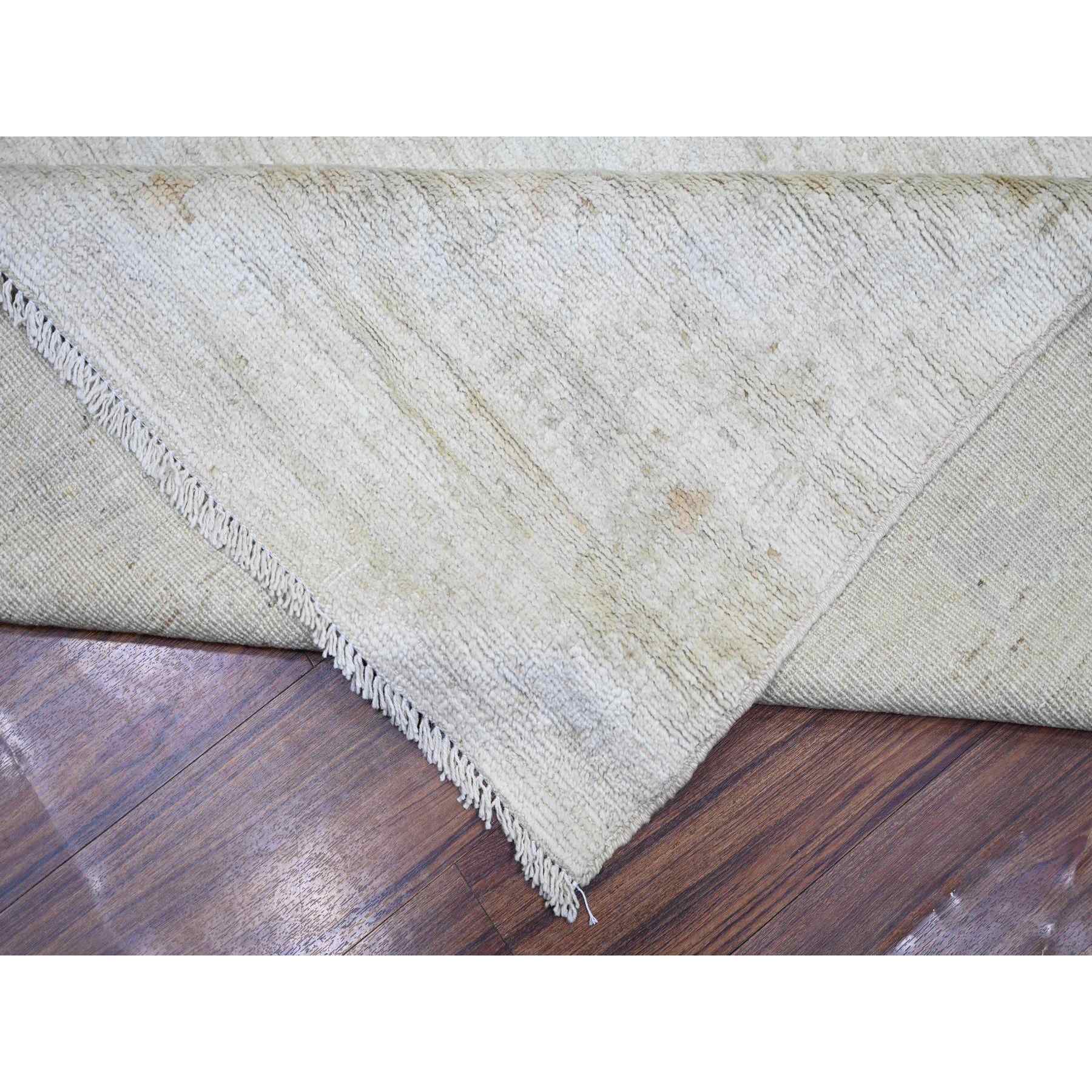 Oushak-And-Peshawar-Hand-Knotted-Rug-369595