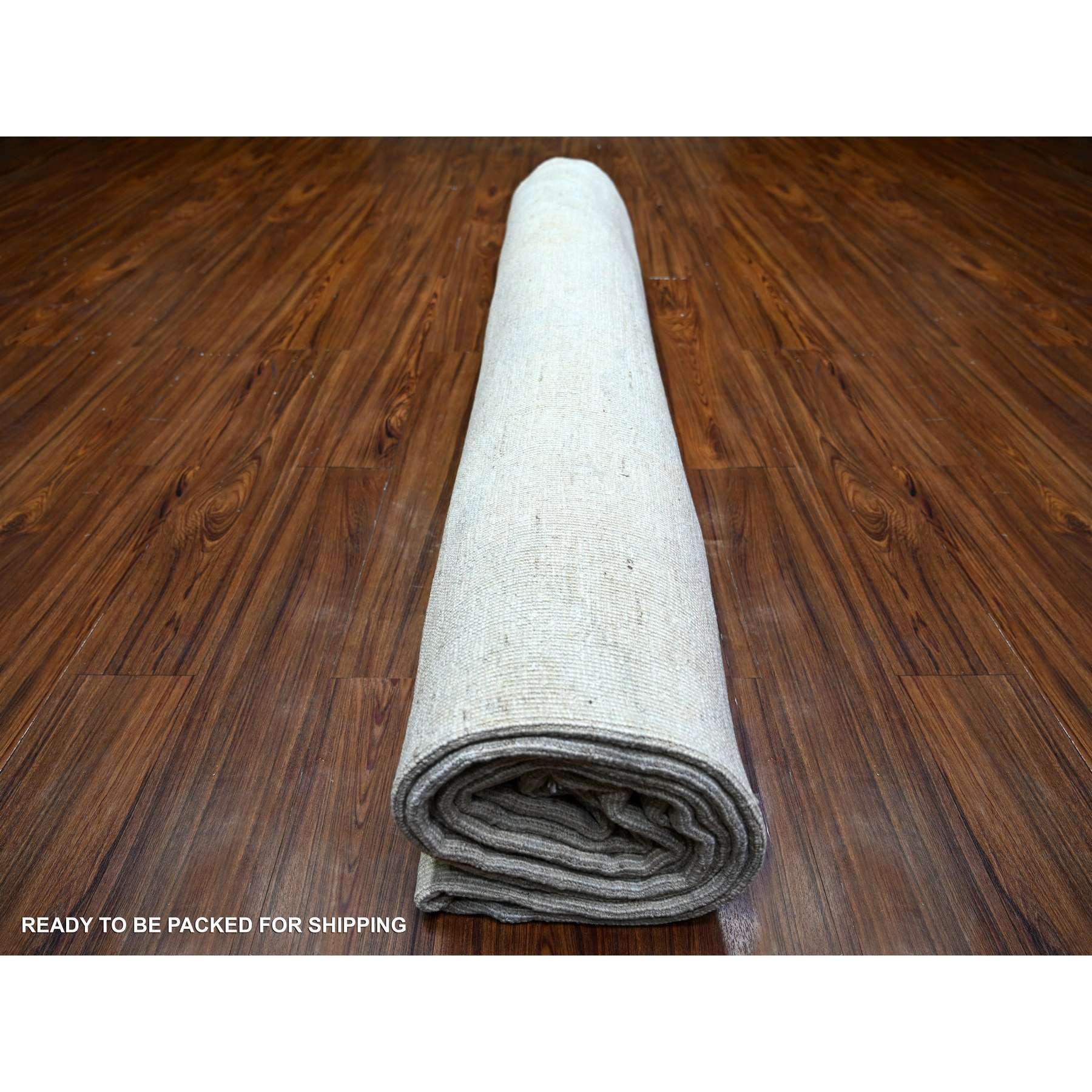Oushak-And-Peshawar-Hand-Knotted-Rug-369595