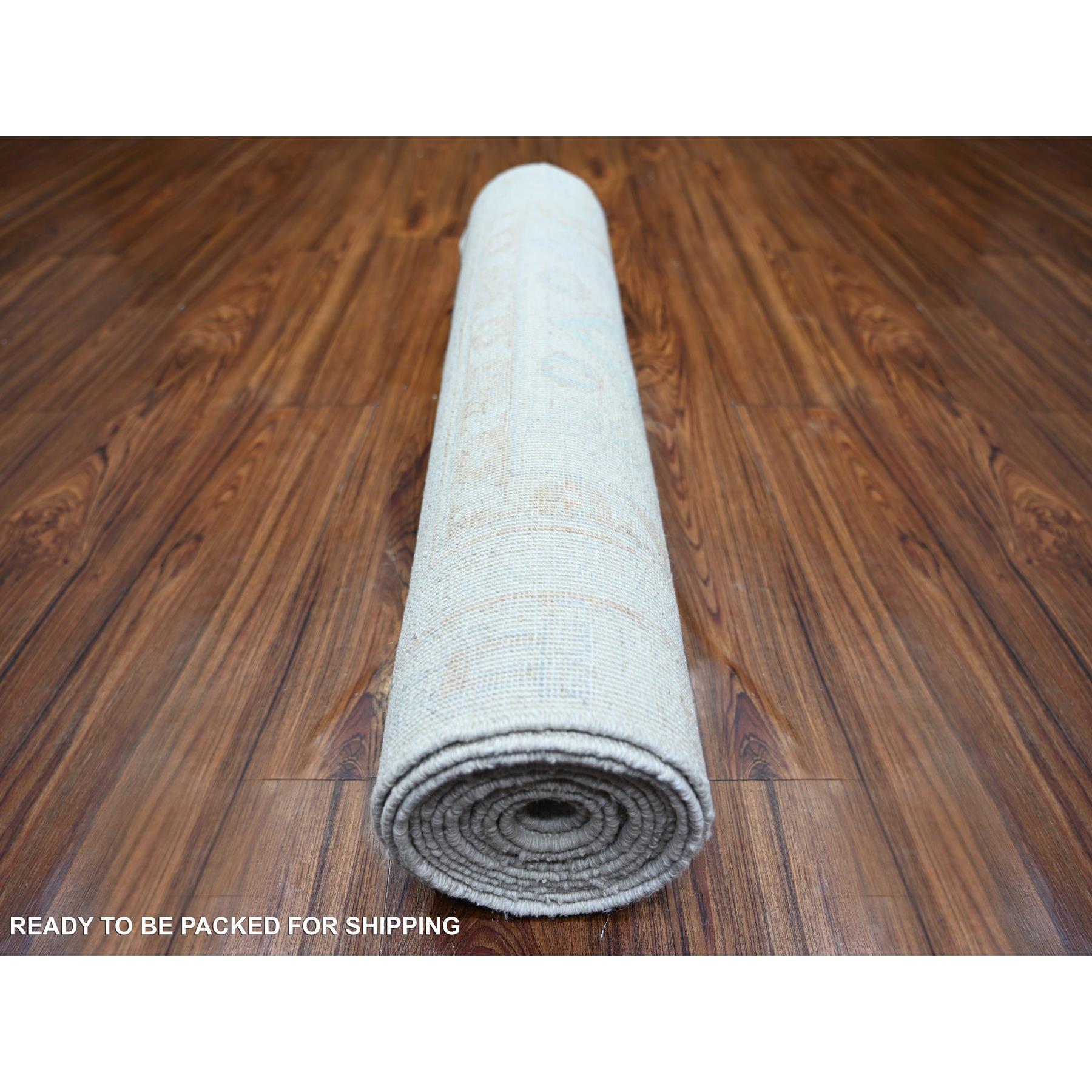 Oushak-And-Peshawar-Hand-Knotted-Rug-369720