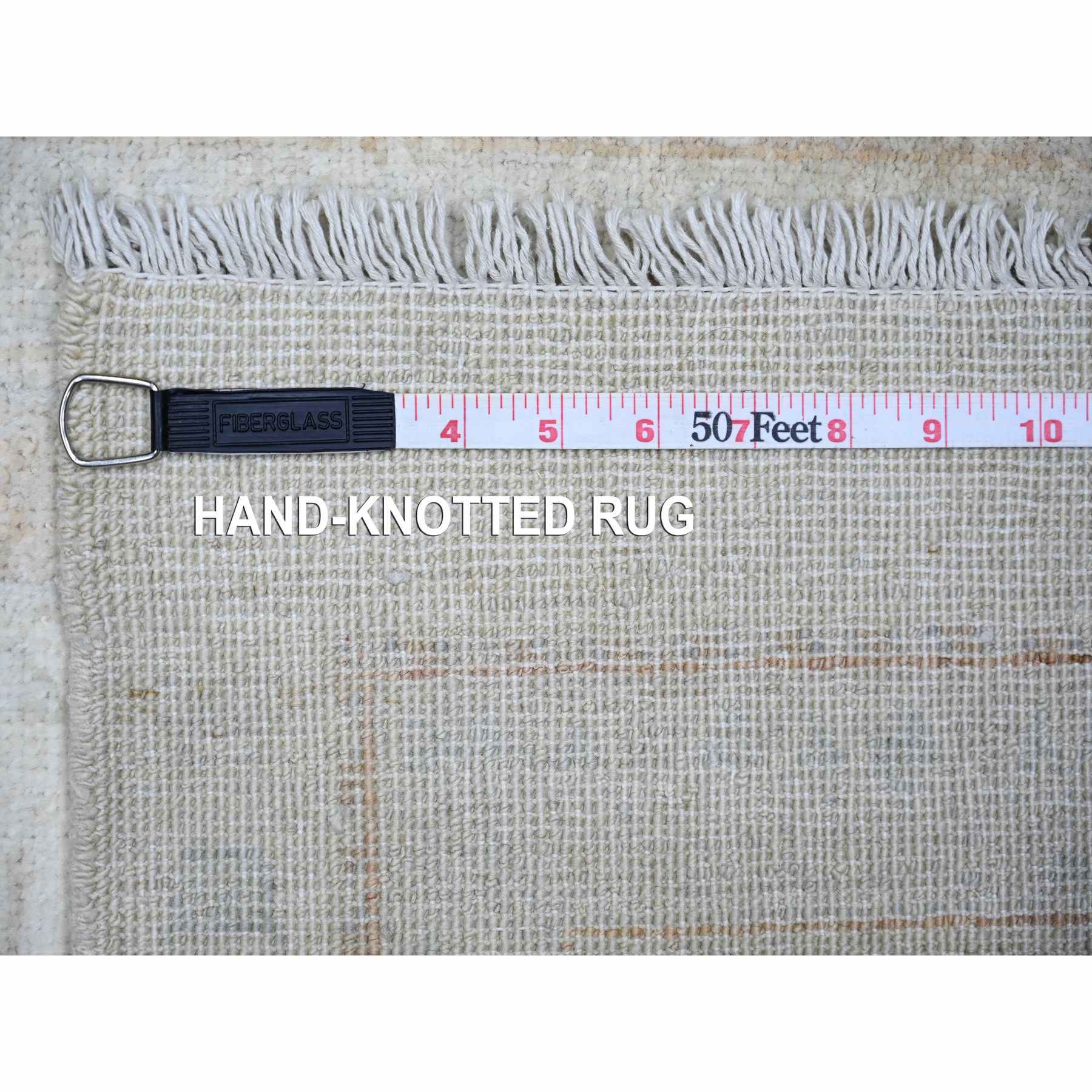 Oushak-And-Peshawar-Hand-Knotted-Rug-369720