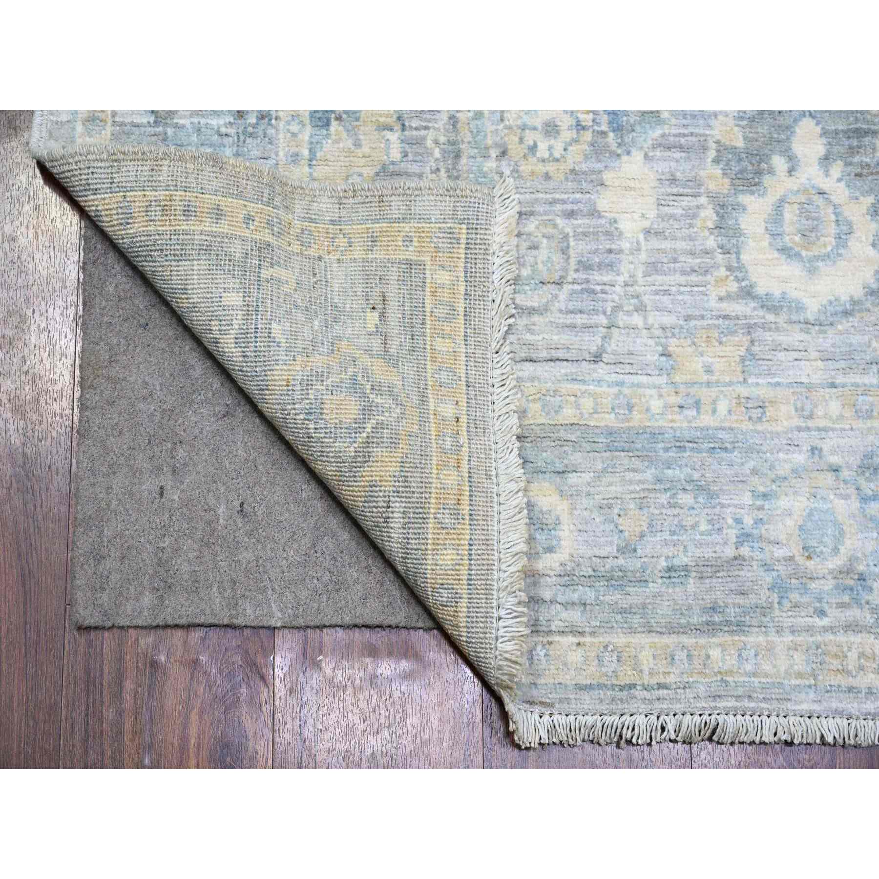Oushak-And-Peshawar-Hand-Knotted-Rug-369775