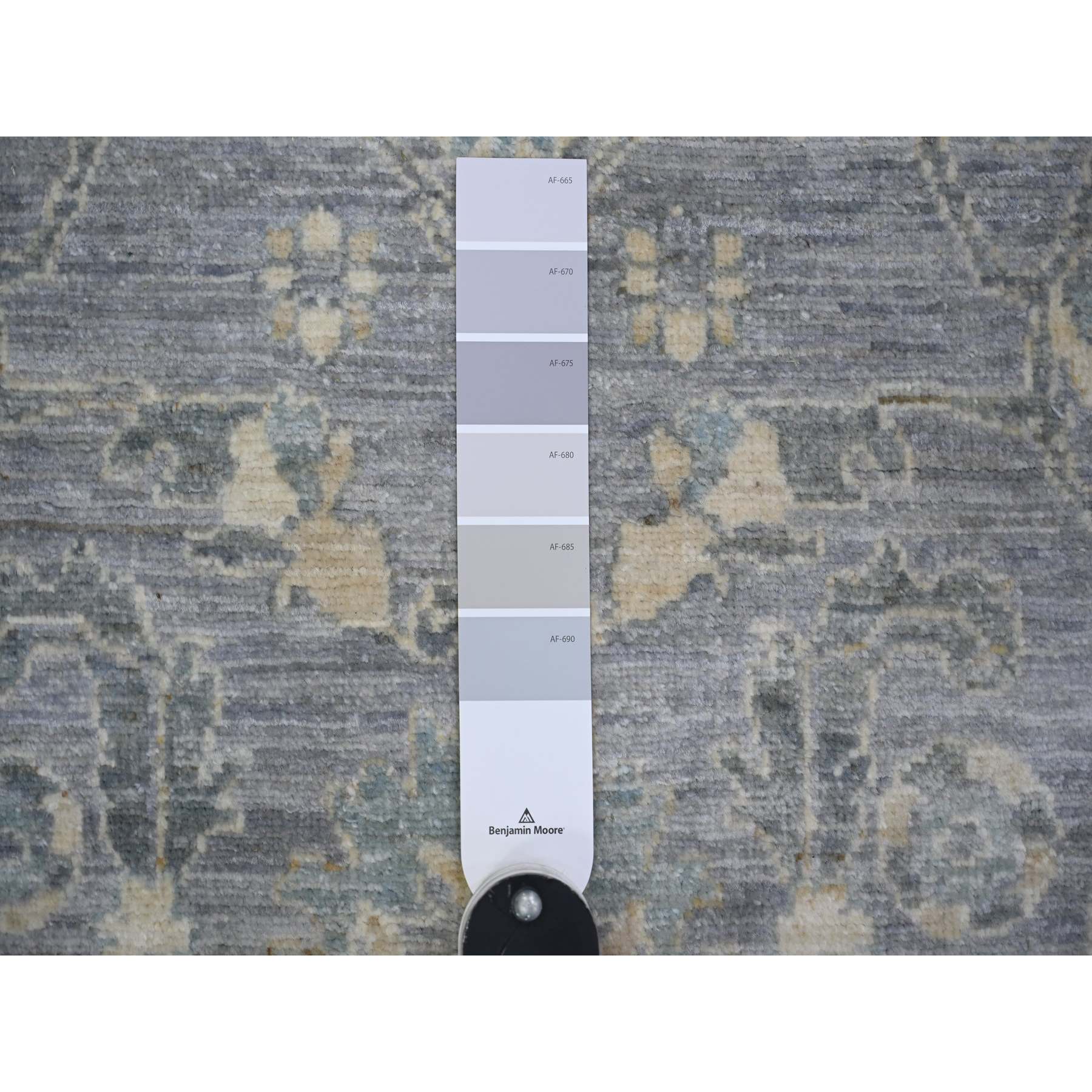 Oushak-And-Peshawar-Hand-Knotted-Rug-369775