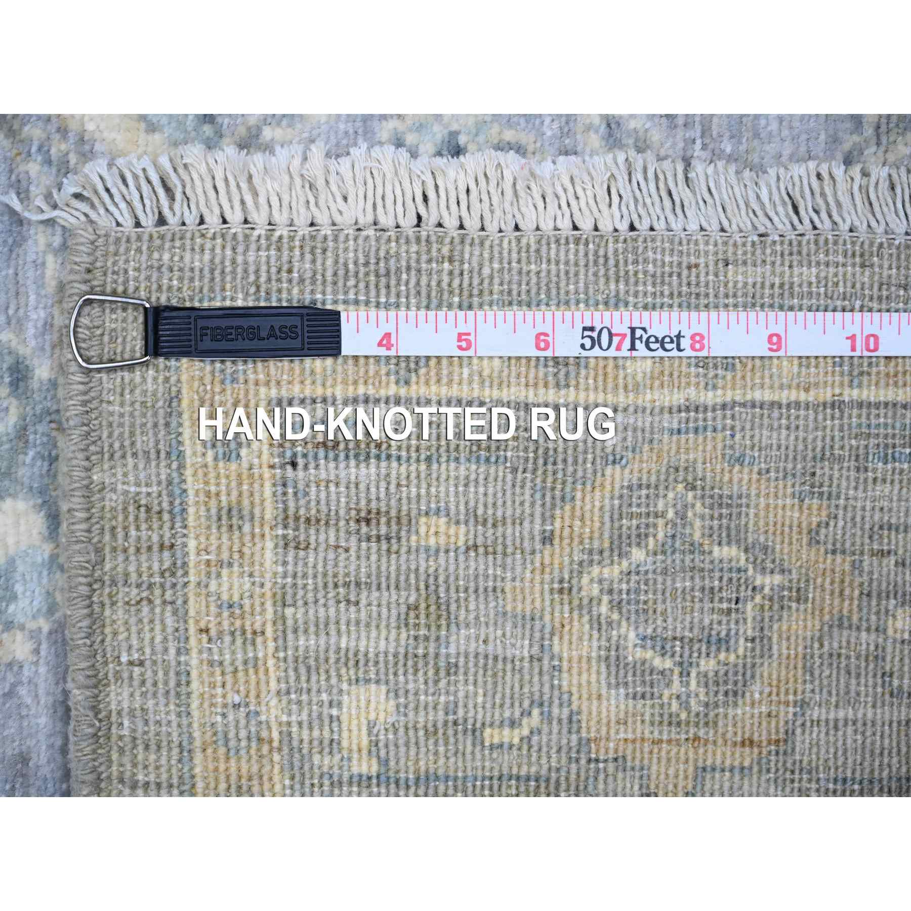Oushak-And-Peshawar-Hand-Knotted-Rug-369775