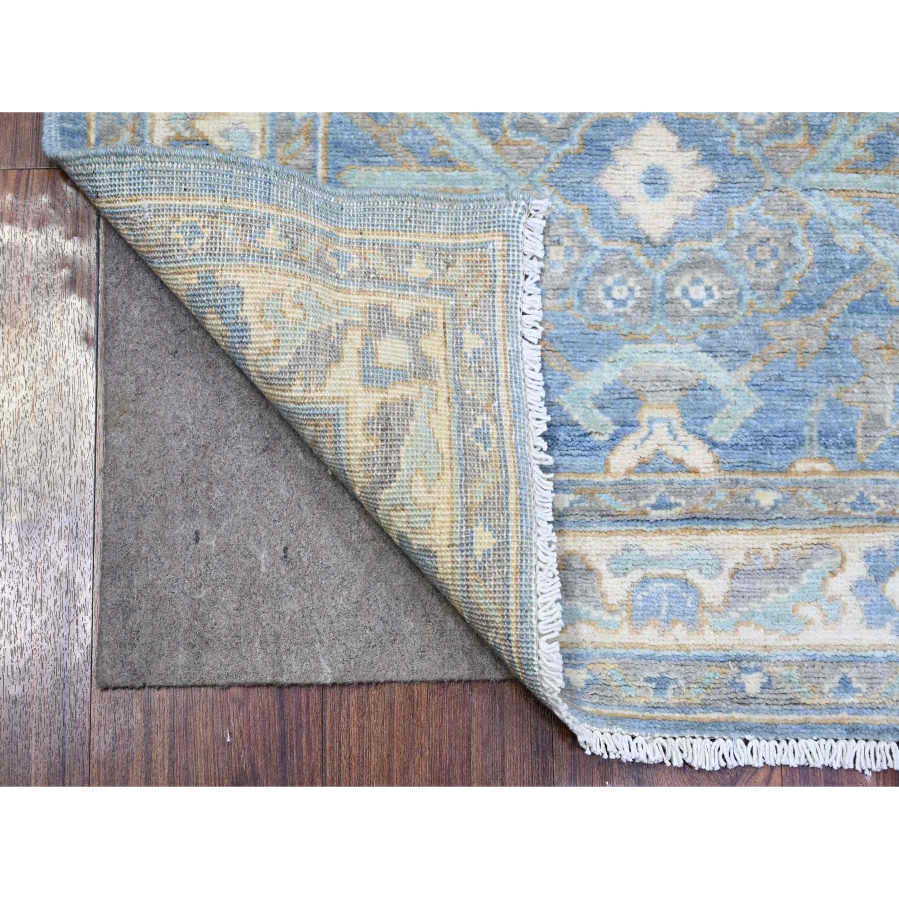 Oushak-And-Peshawar-Hand-Knotted-Rug-369815