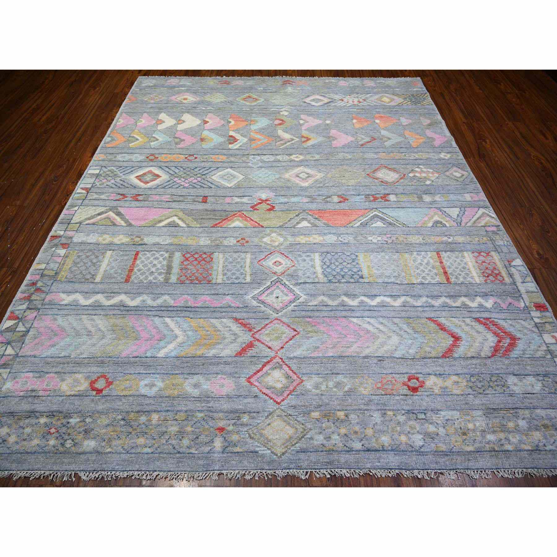 Tribal-Geometric-Hand-Knotted-Rug-367635