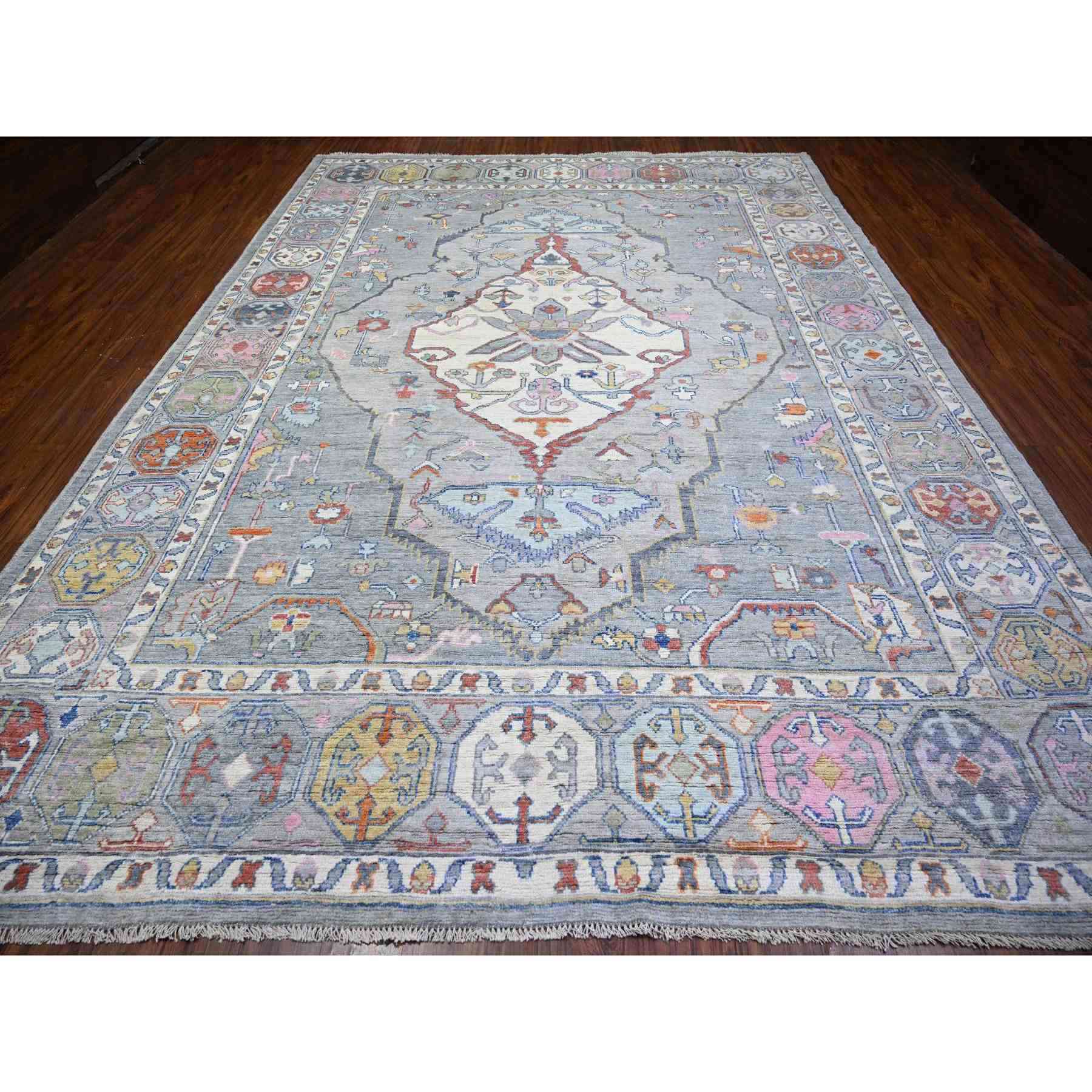 Tribal-Geometric-Hand-Knotted-Rug-368535