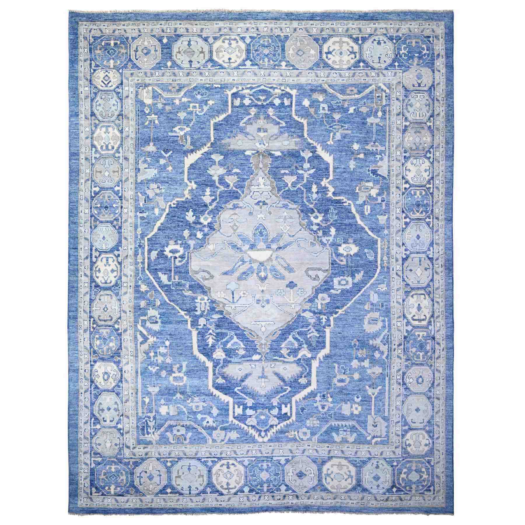 Tribal-Geometric-Hand-Knotted-Rug-368540