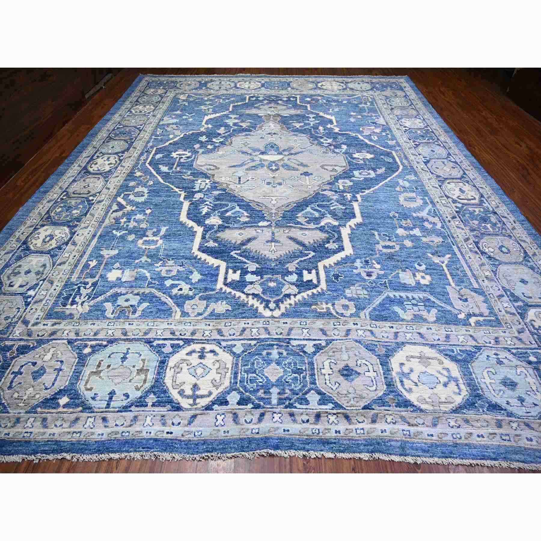 Tribal-Geometric-Hand-Knotted-Rug-368540