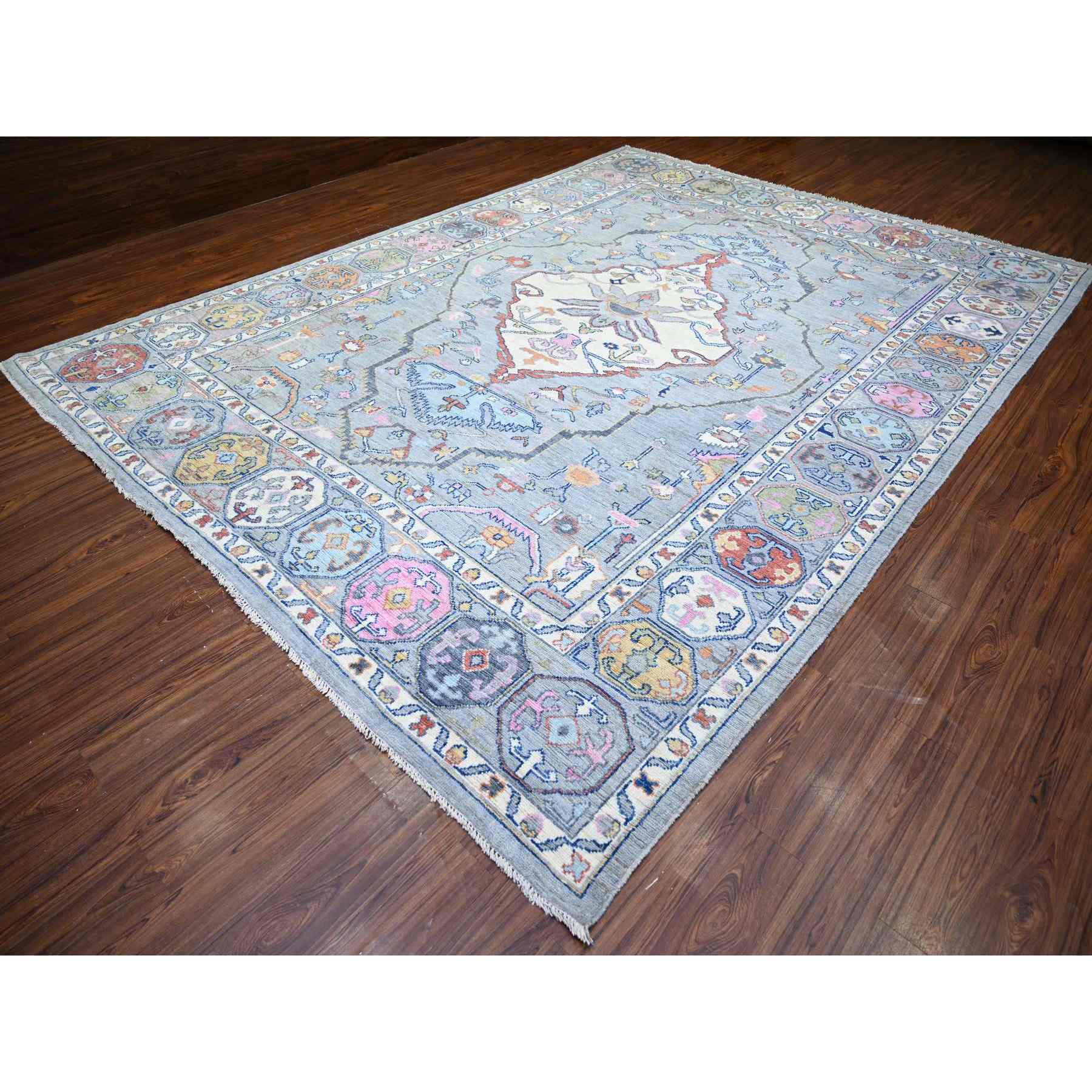 Tribal-Geometric-Hand-Knotted-Rug-368685