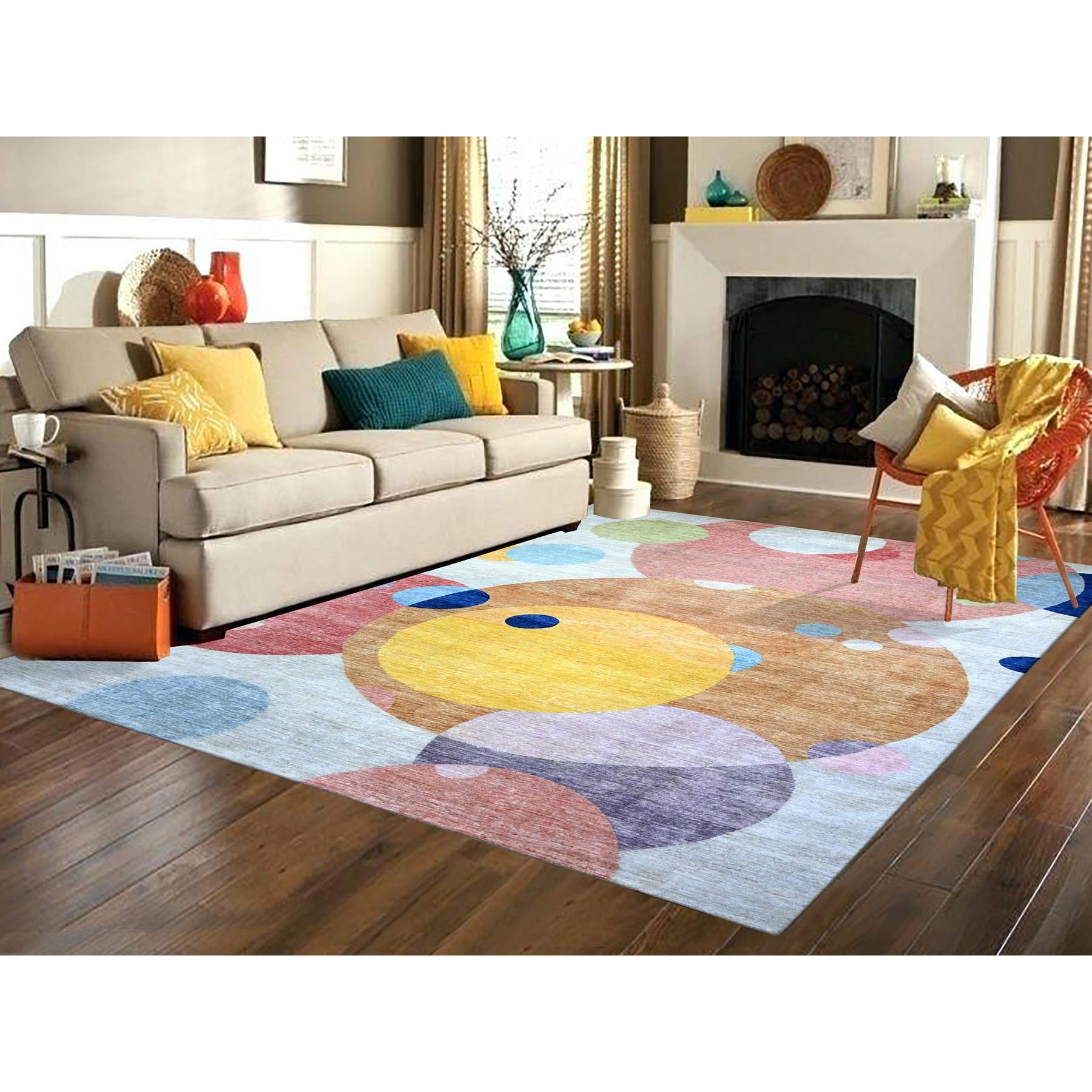Modern-and-Contemporary-Hand-Knotted-Rug-371470