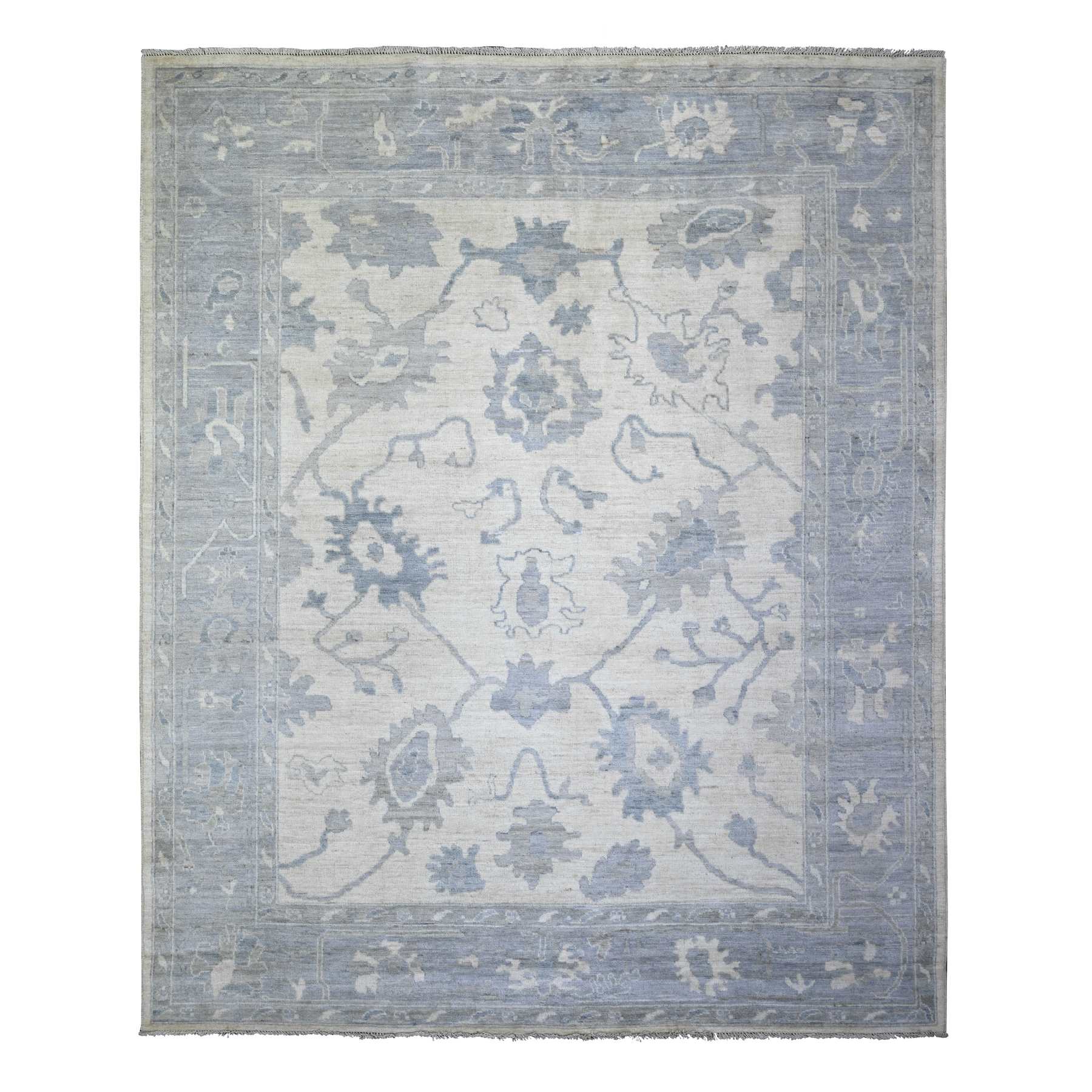Oushak-And-Peshawar-Hand-Knotted-Rug-370075
