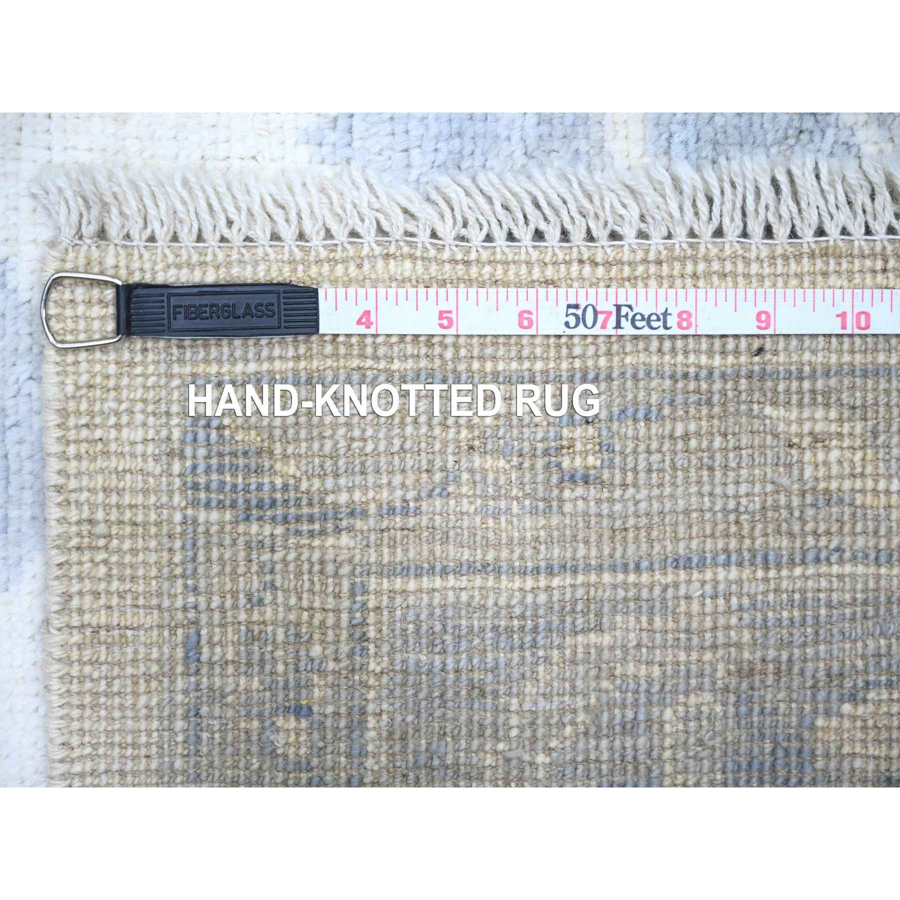 Oushak-And-Peshawar-Hand-Knotted-Rug-370075