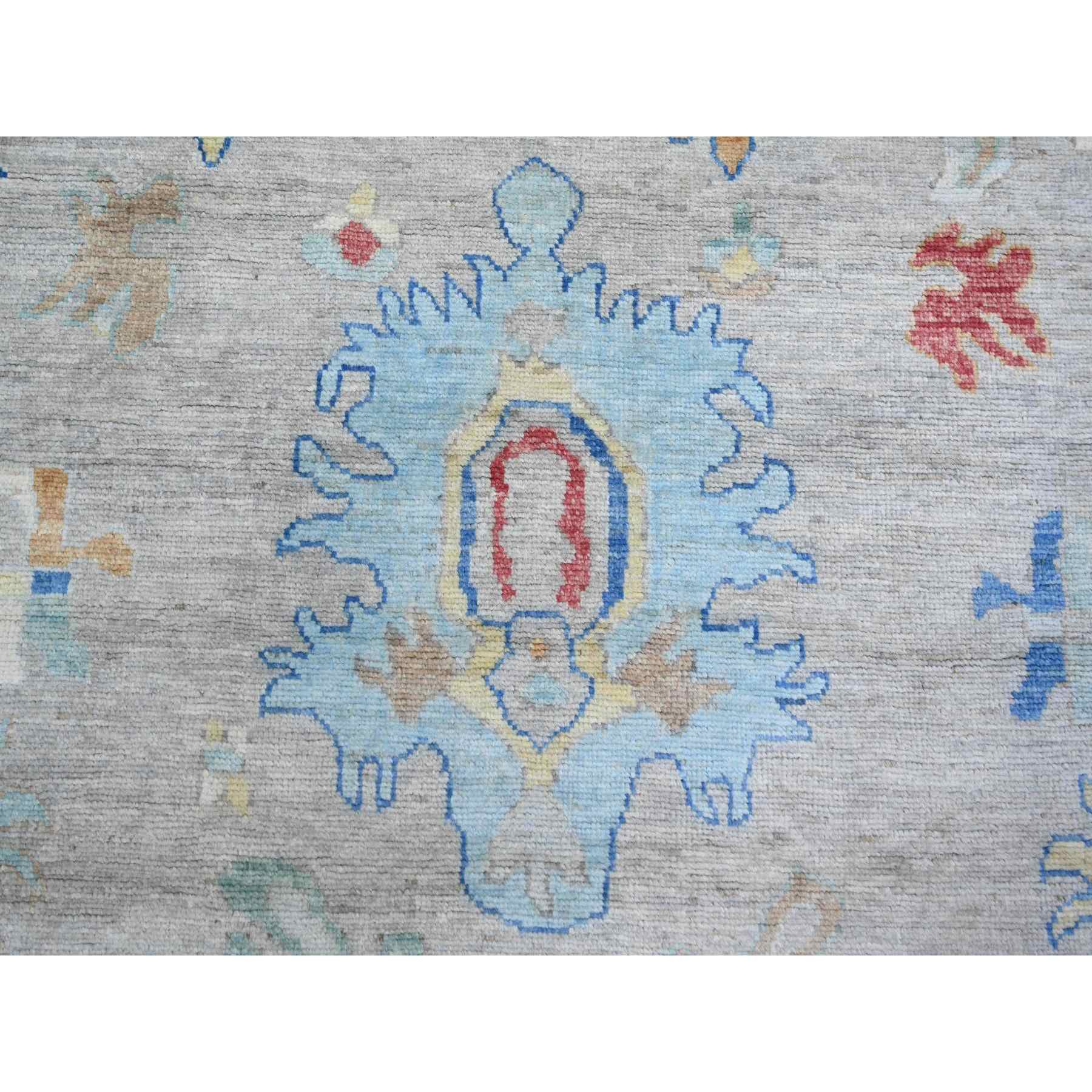 Oushak-And-Peshawar-Hand-Knotted-Rug-370110