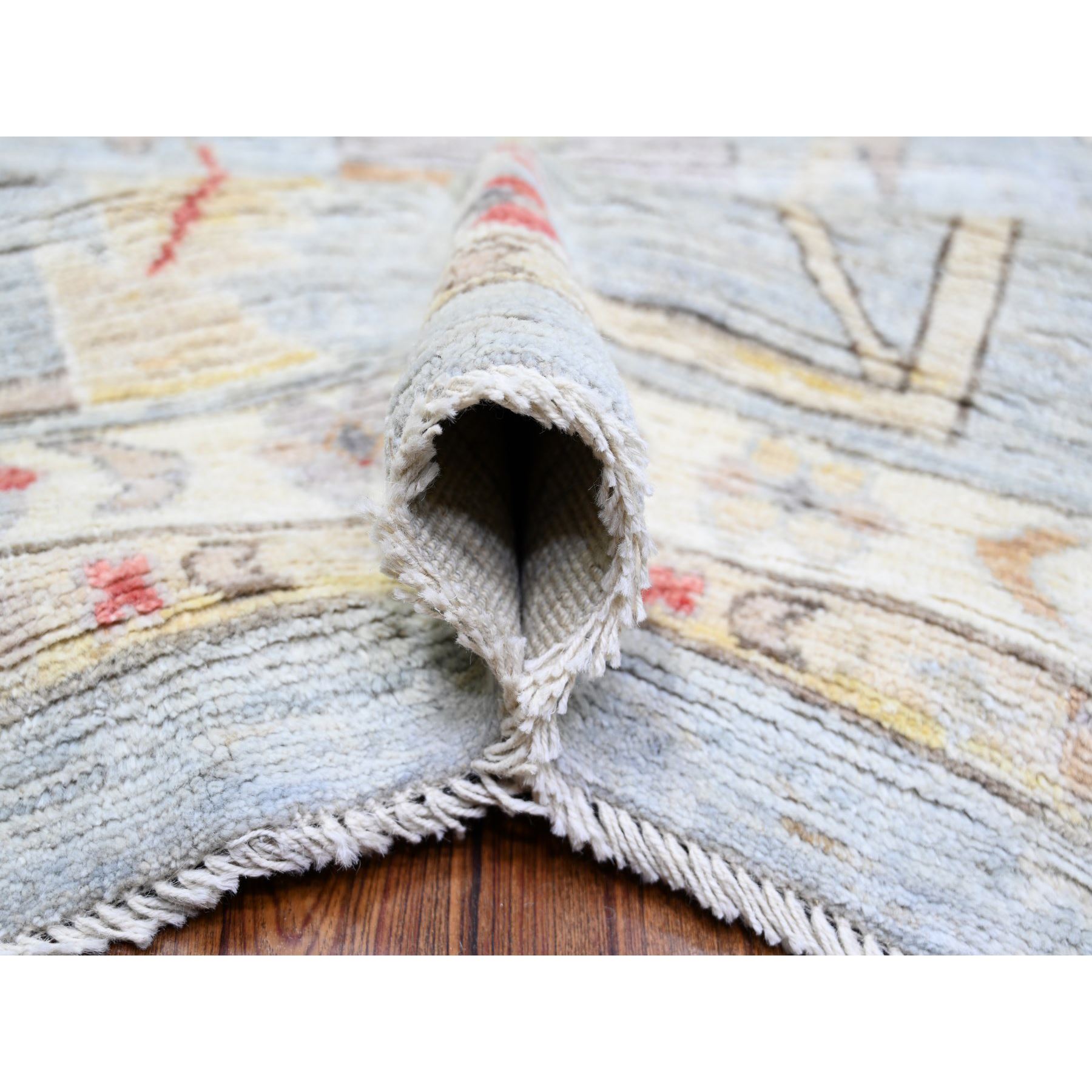 Oushak-And-Peshawar-Hand-Knotted-Rug-370205