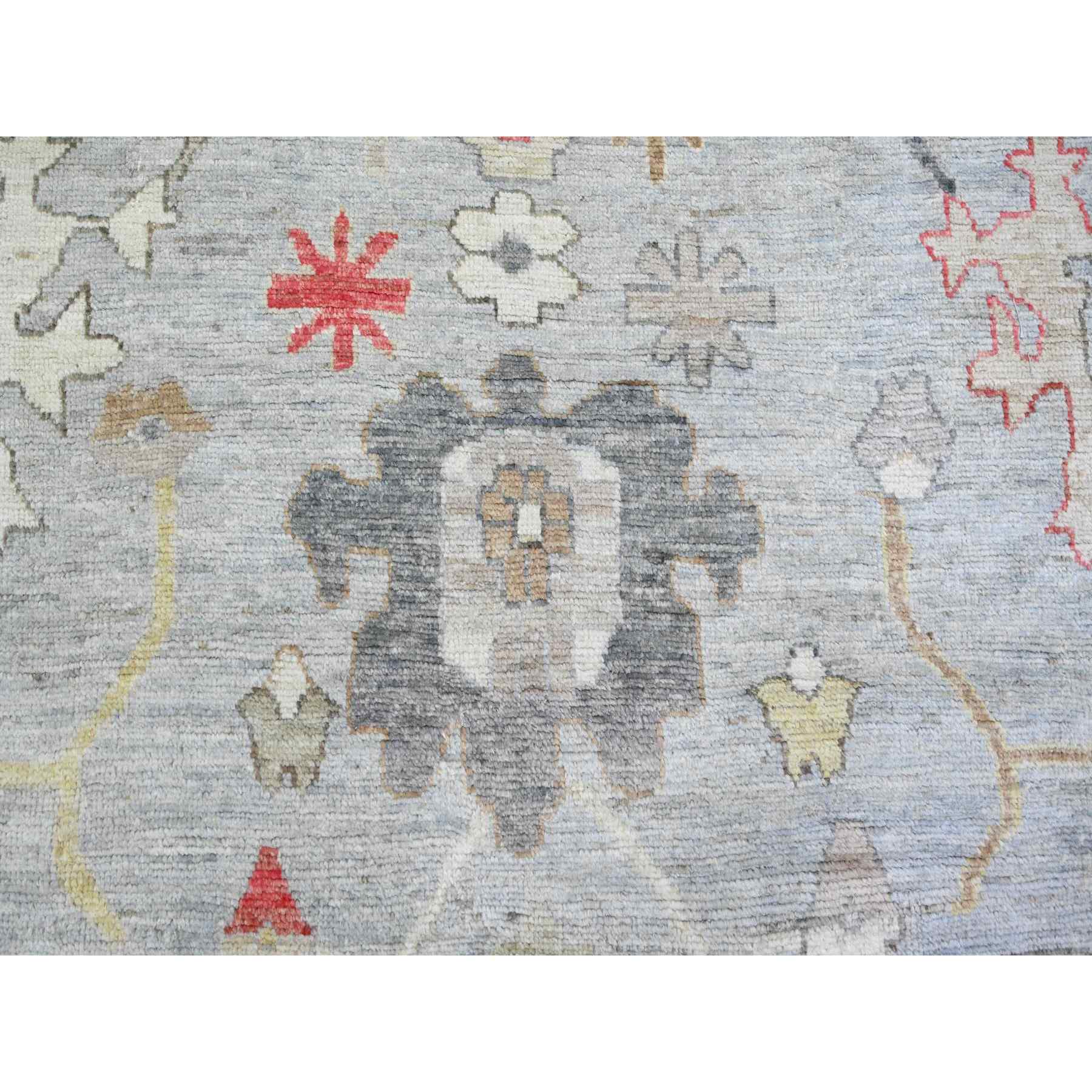 Oushak-And-Peshawar-Hand-Knotted-Rug-370205