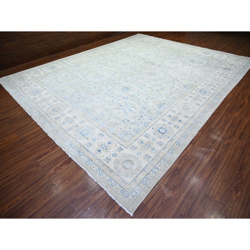 Oushak-And-Peshawar-Hand-Knotted-Rug-370280