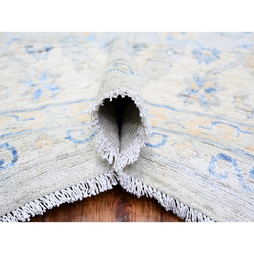 Oushak-And-Peshawar-Hand-Knotted-Rug-370280