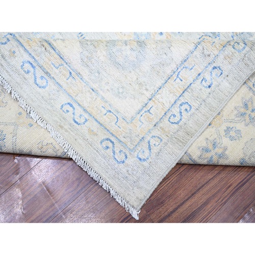 Oushak-And-Peshawar-Hand-Knotted-Rug-370280