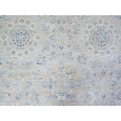 Oushak-And-Peshawar-Hand-Knotted-Rug-370280