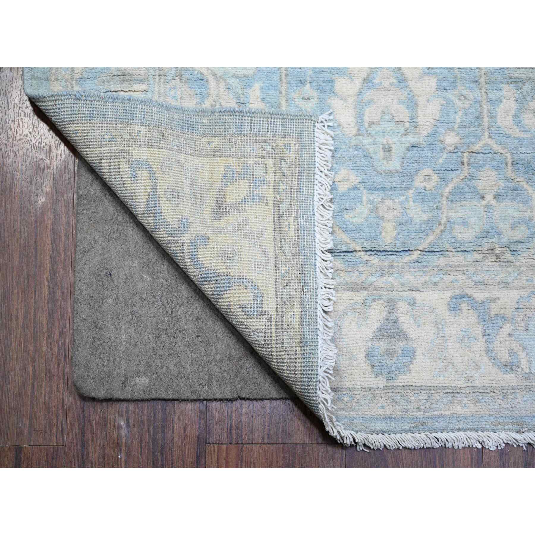 Oushak-And-Peshawar-Hand-Knotted-Rug-370665