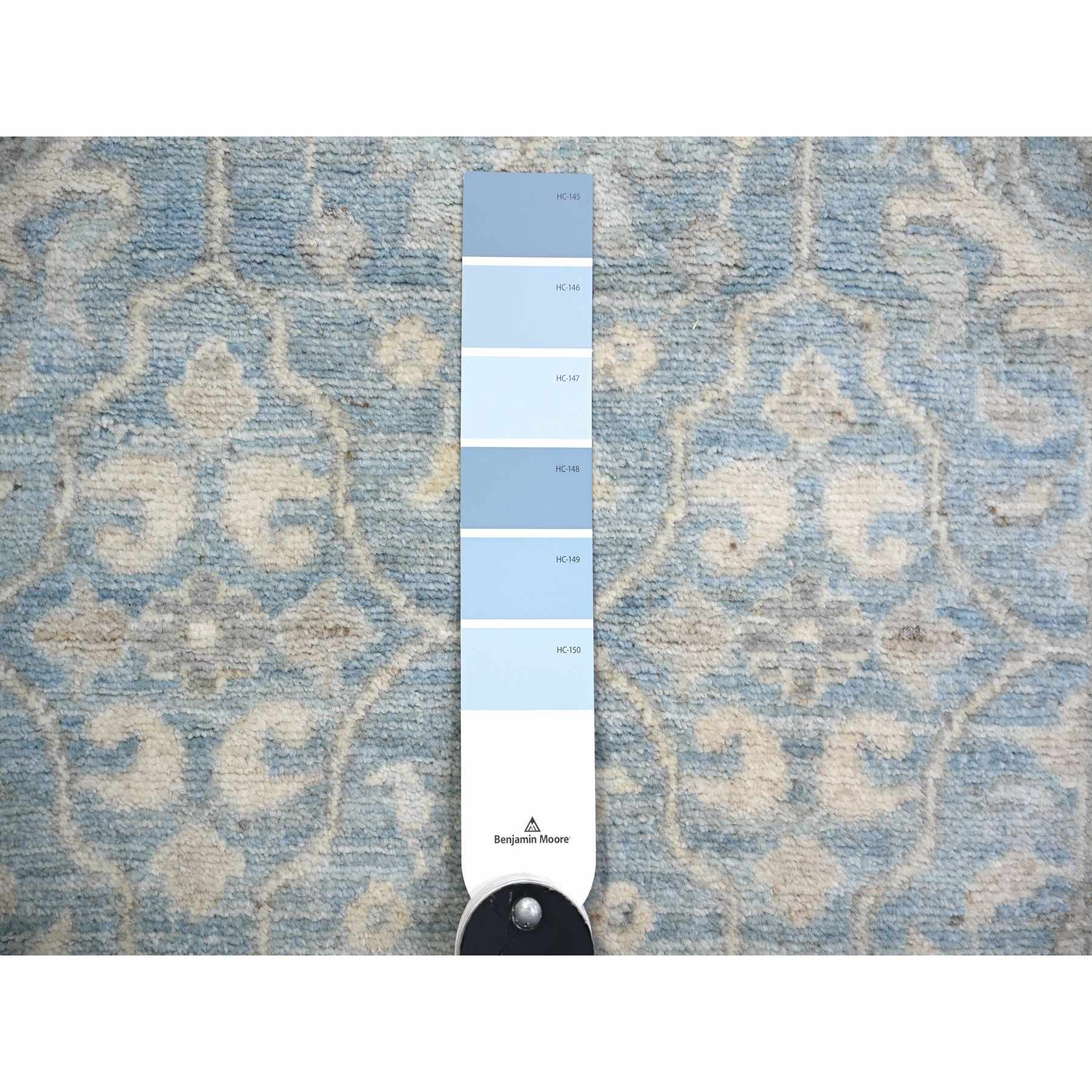 Oushak-And-Peshawar-Hand-Knotted-Rug-370665