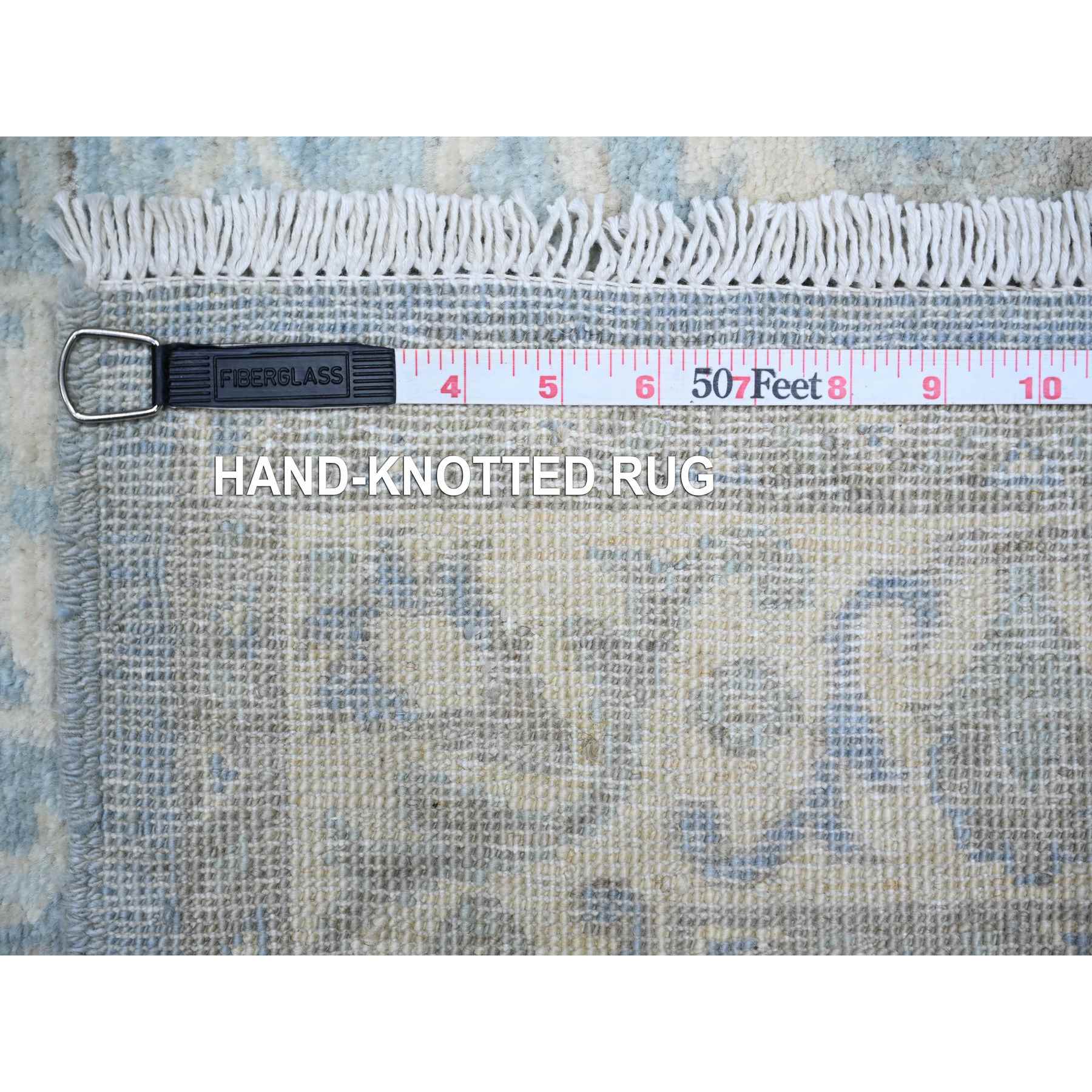 Oushak-And-Peshawar-Hand-Knotted-Rug-370665
