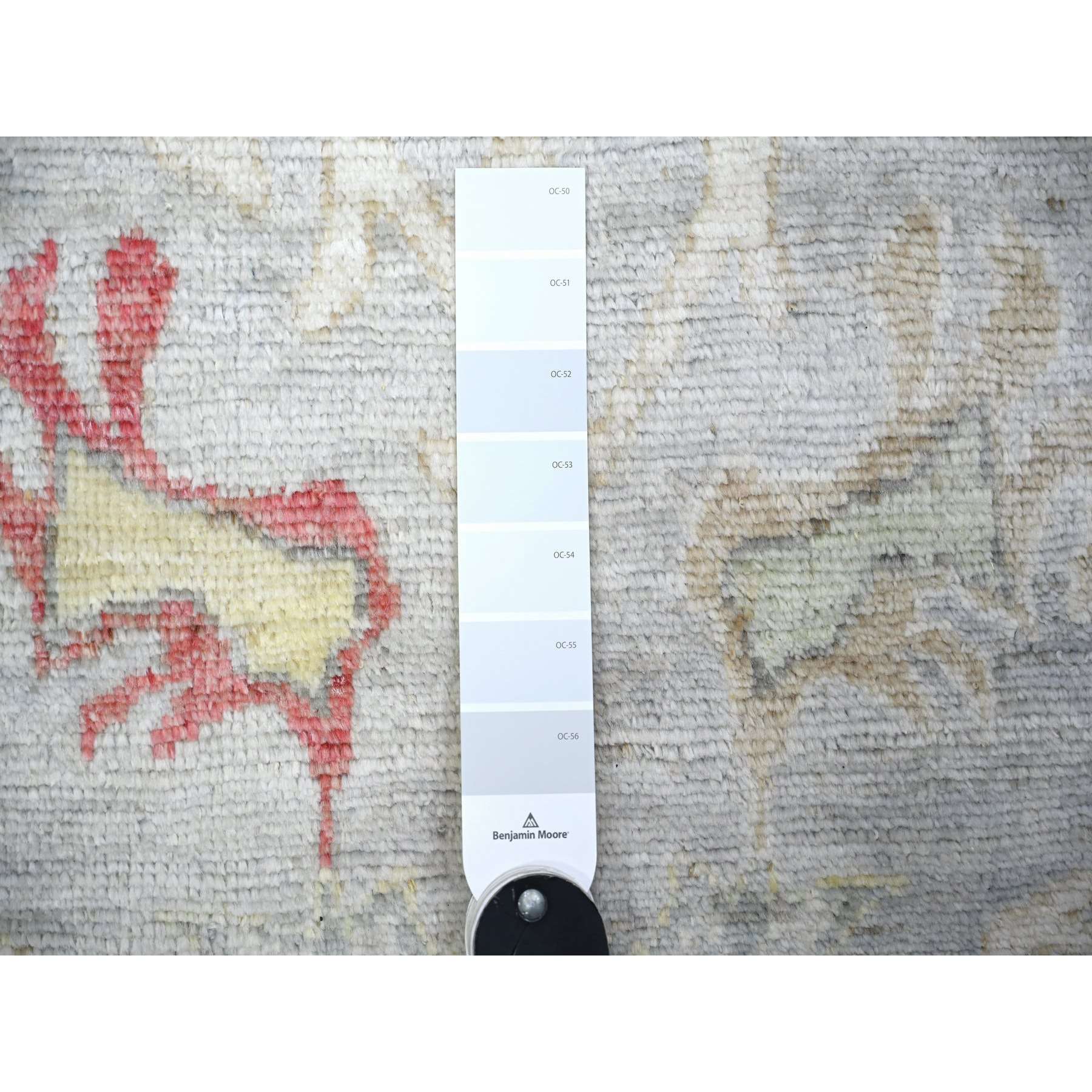 Oushak-And-Peshawar-Hand-Knotted-Rug-370860