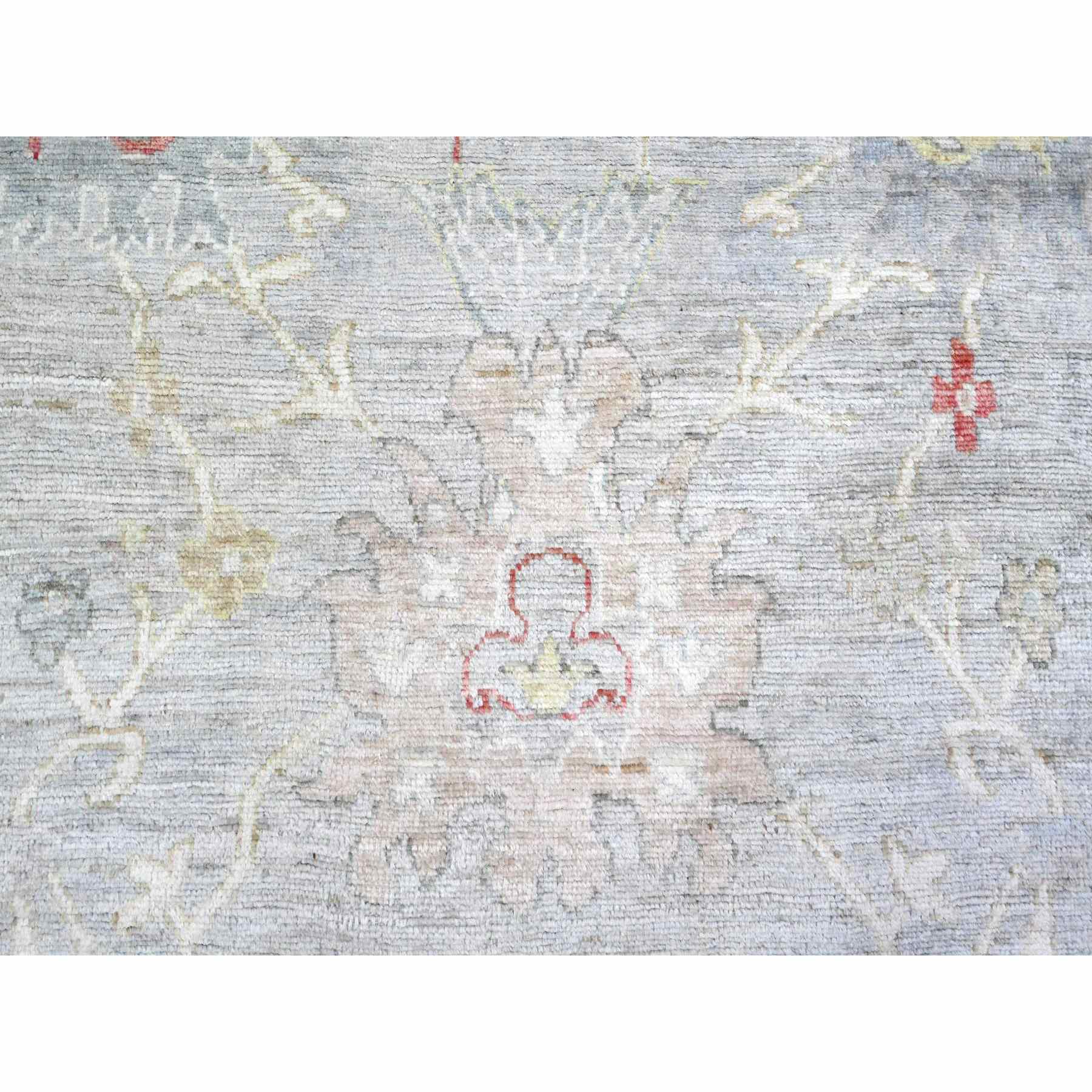 Oushak-And-Peshawar-Hand-Knotted-Rug-370860