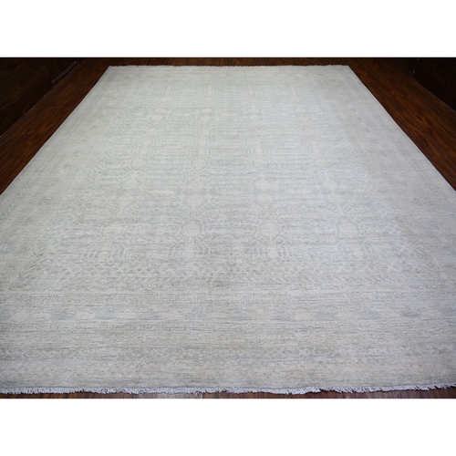 Oushak-And-Peshawar-Hand-Knotted-Rug-370885