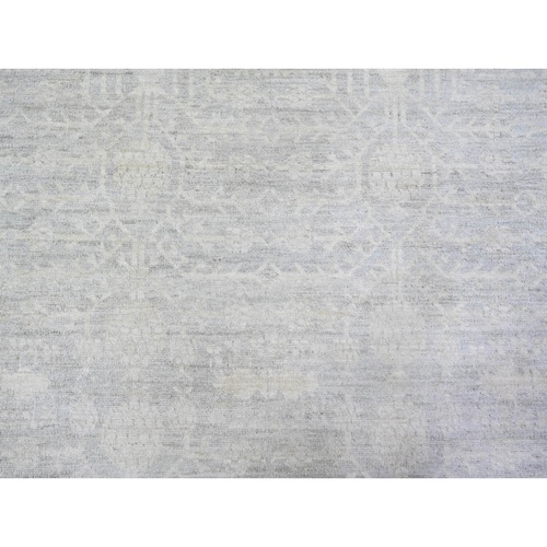 Oushak-And-Peshawar-Hand-Knotted-Rug-370885