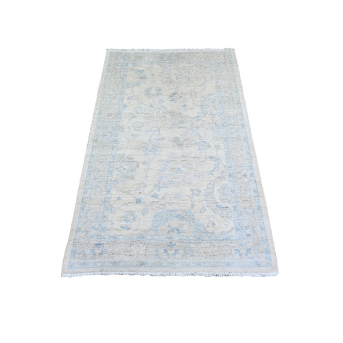Oushak-And-Peshawar-Hand-Knotted-Rug-370890