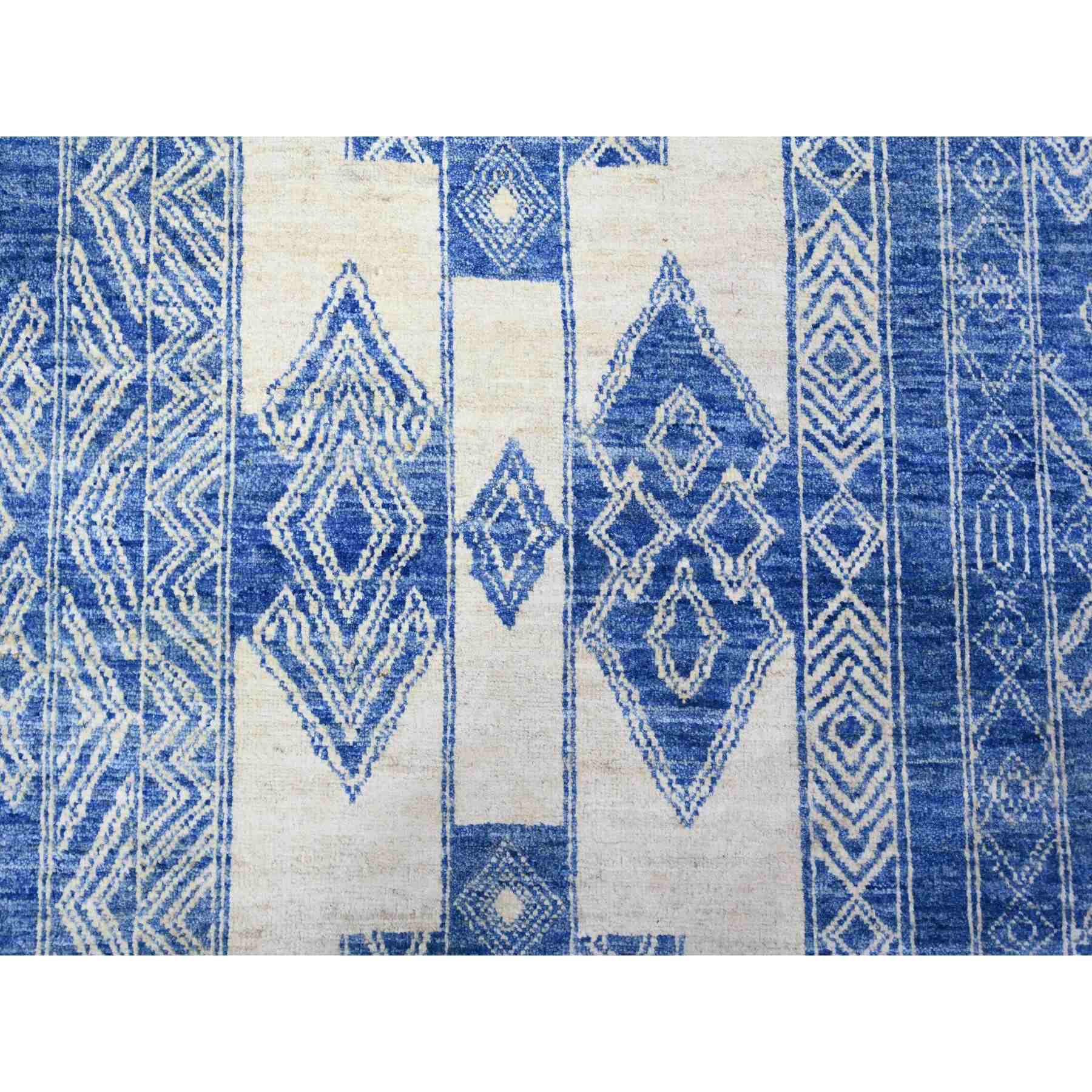 Oushak-And-Peshawar-Hand-Knotted-Rug-370905