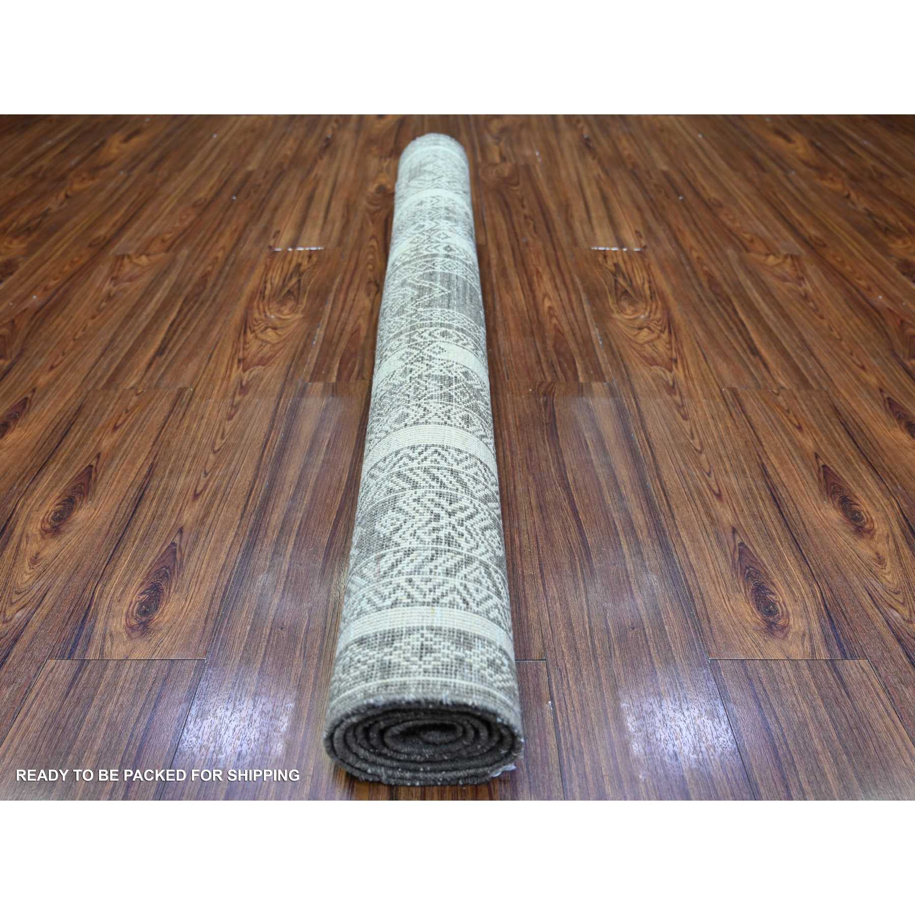 Oushak-And-Peshawar-Hand-Knotted-Rug-370935