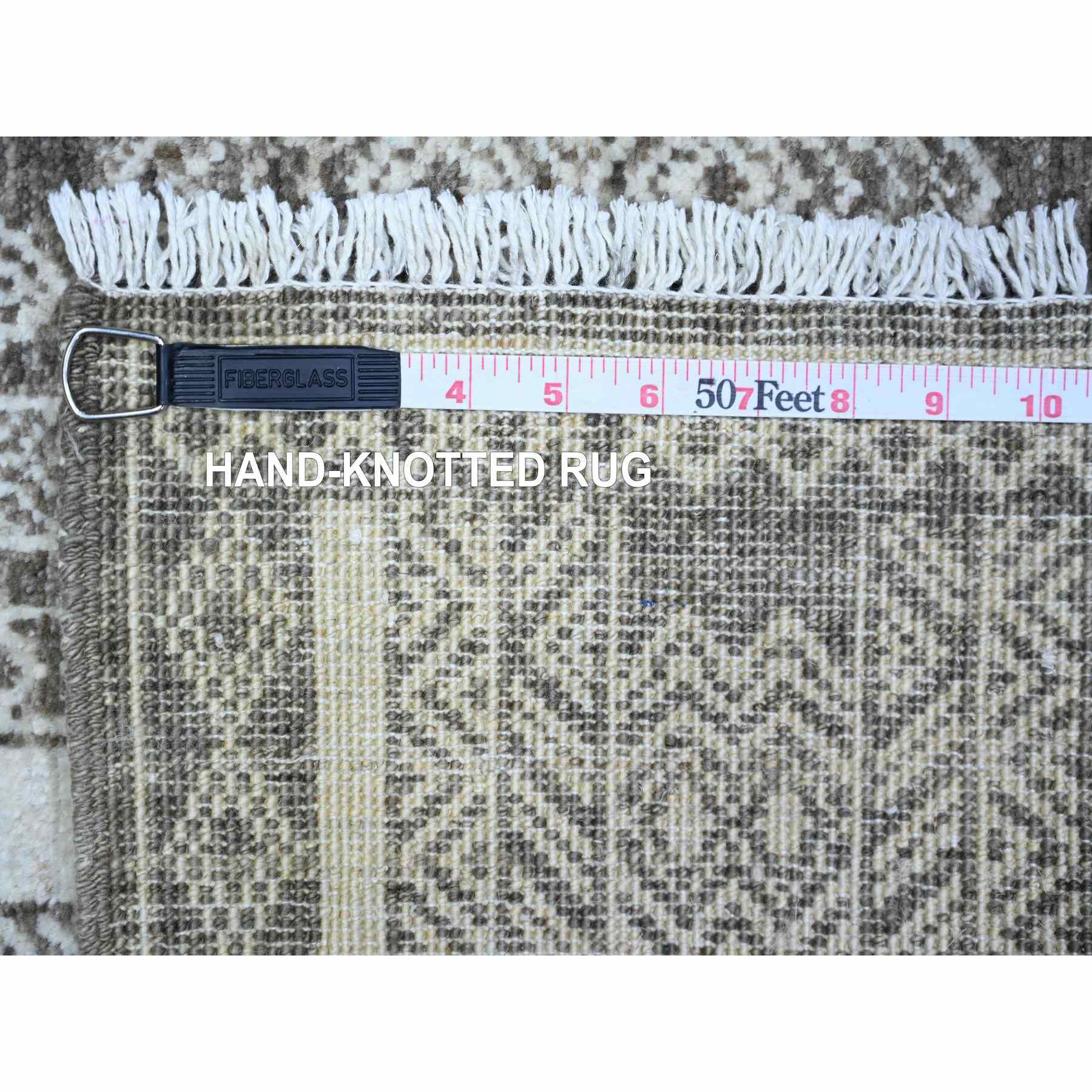 Oushak-And-Peshawar-Hand-Knotted-Rug-370935