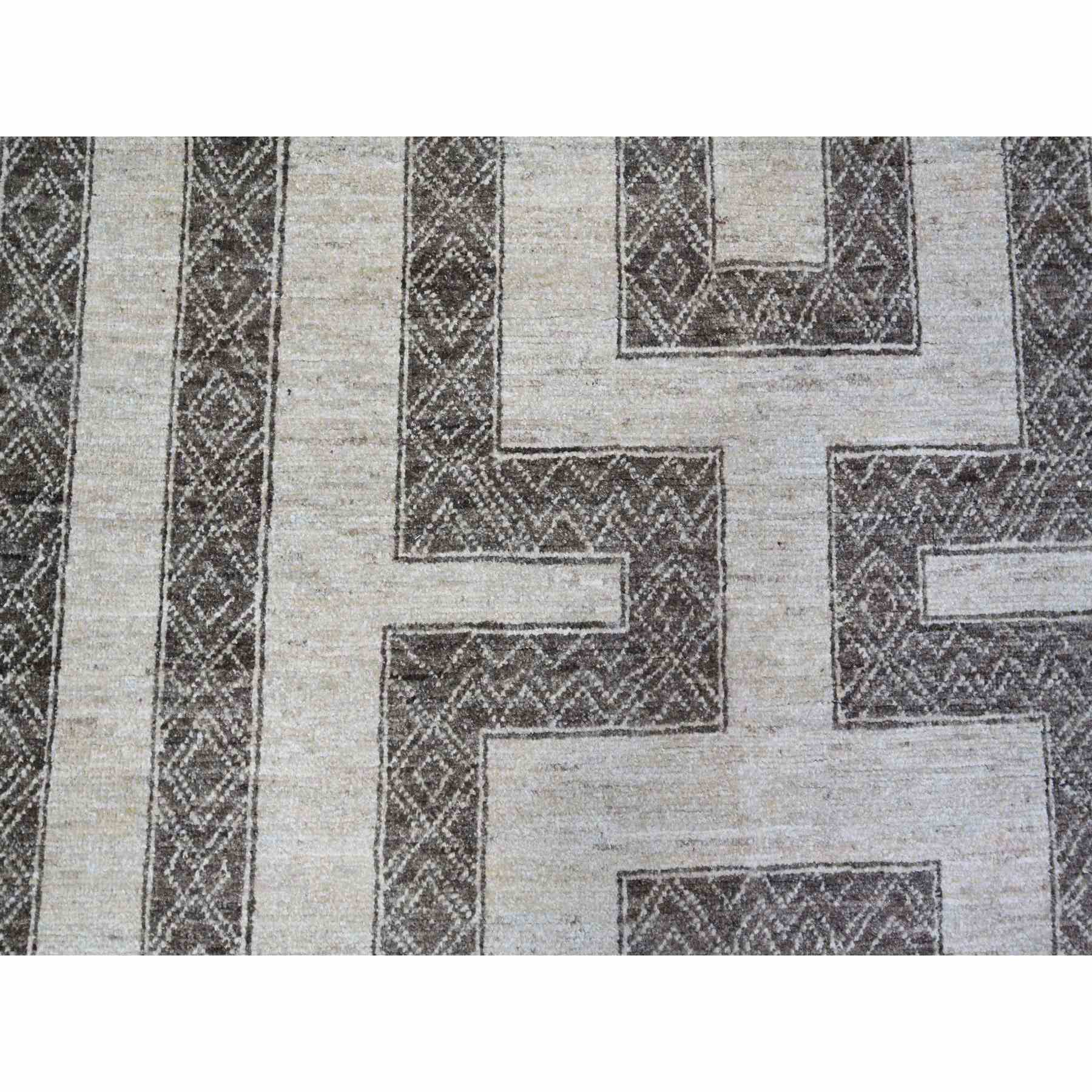 Oushak-And-Peshawar-Hand-Knotted-Rug-370940