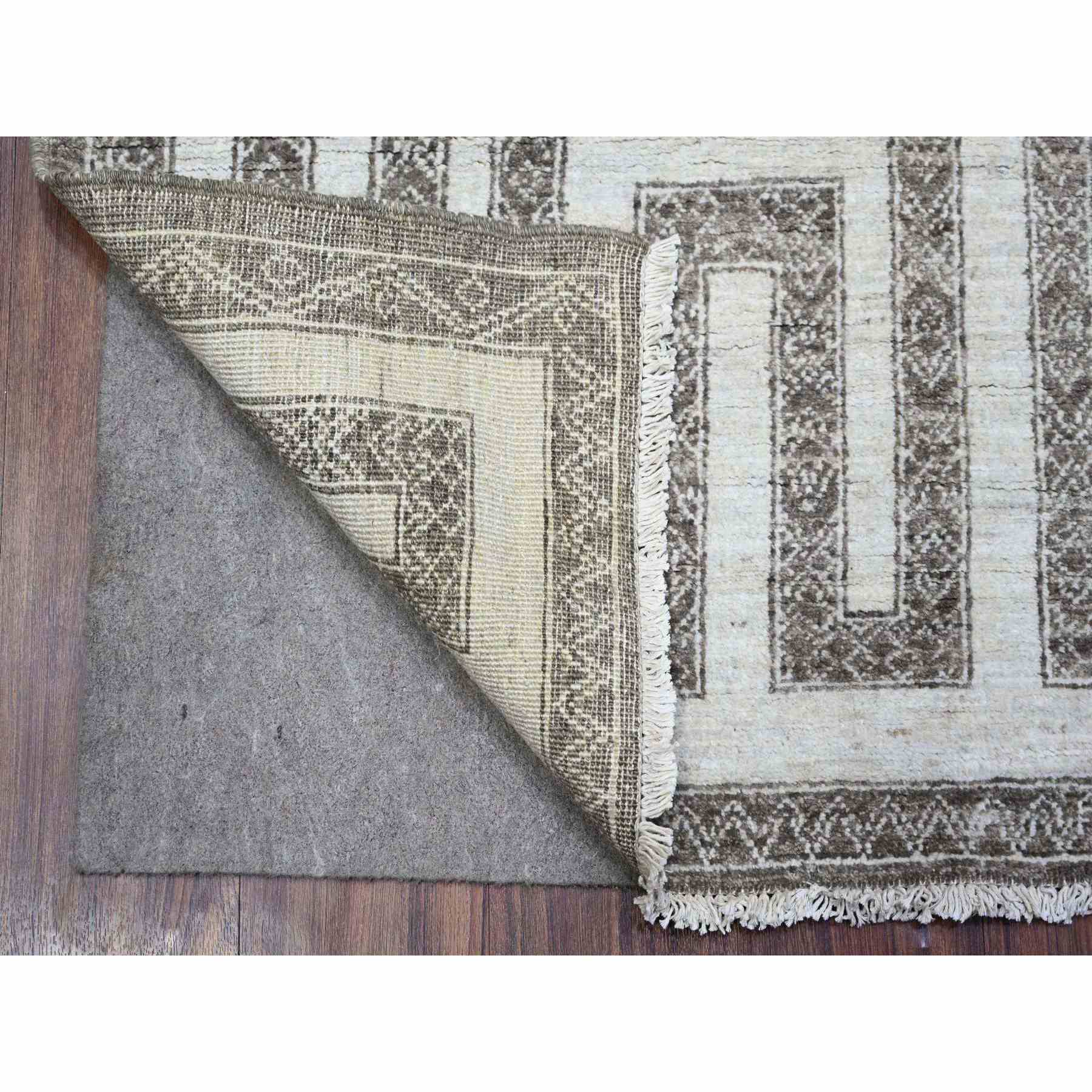 Oushak-And-Peshawar-Hand-Knotted-Rug-370955