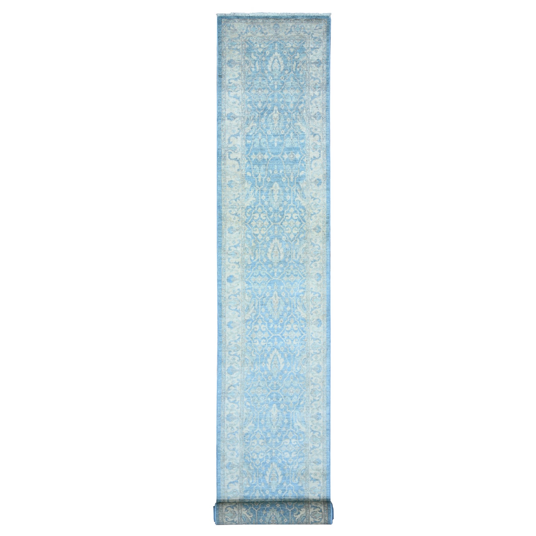 Oushak-And-Peshawar-Hand-Knotted-Rug-371200