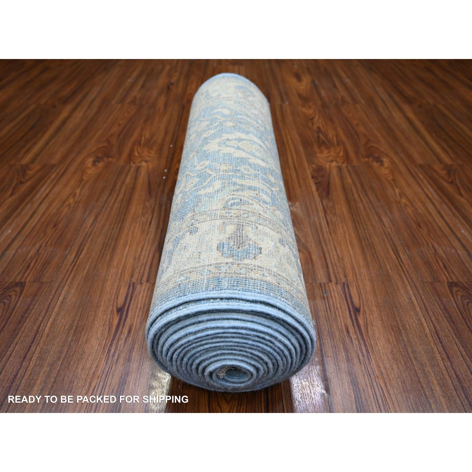 Oushak-And-Peshawar-Hand-Knotted-Rug-371200
