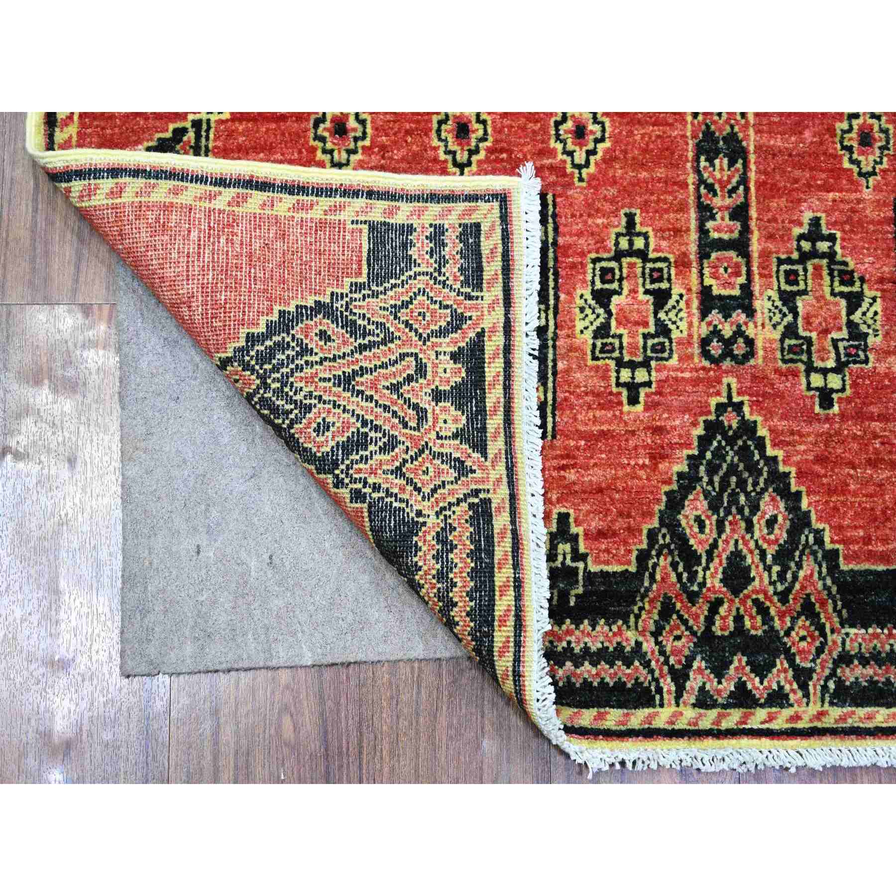 Oushak-And-Peshawar-Hand-Knotted-Rug-371310