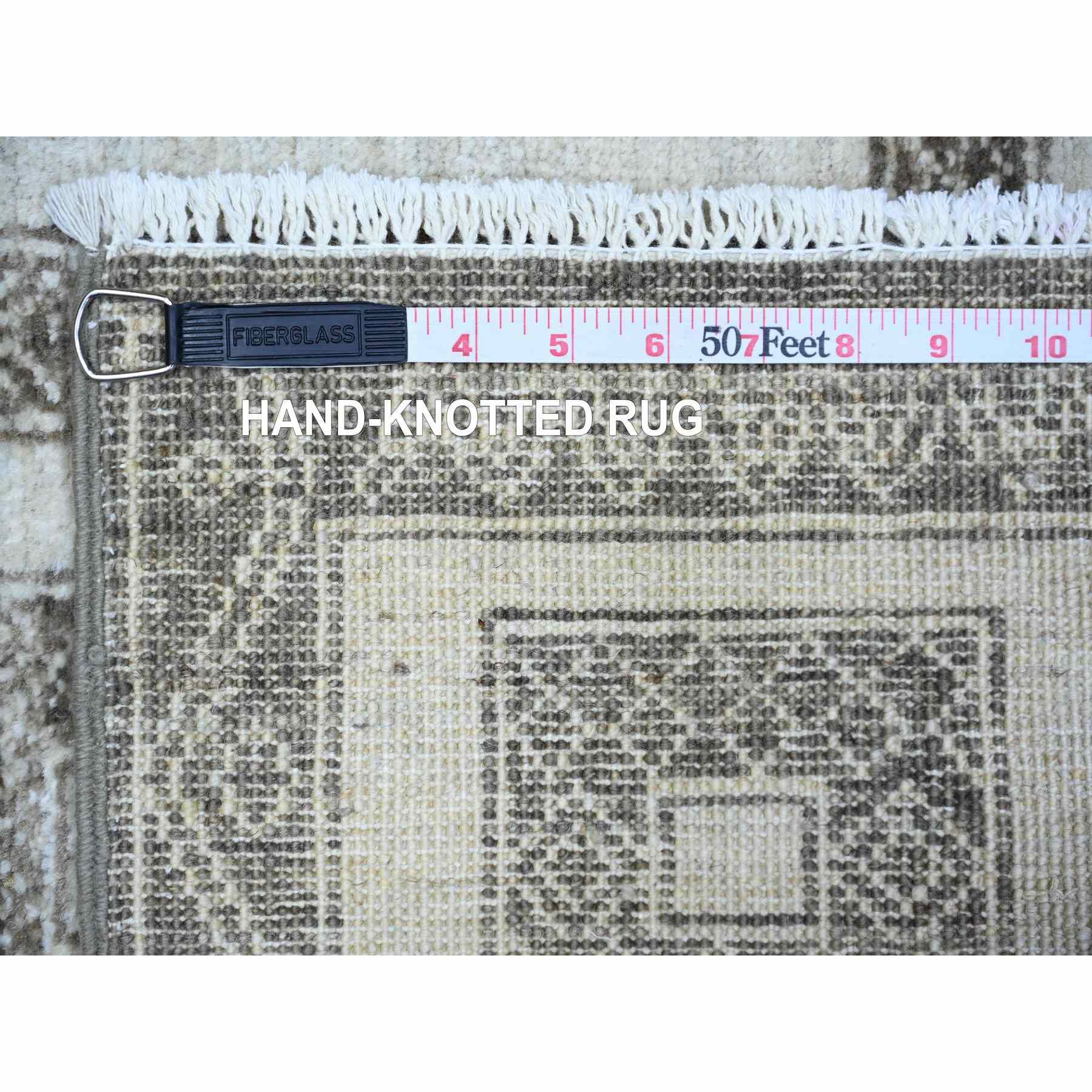 Oushak-And-Peshawar-Hand-Knotted-Rug-371315
