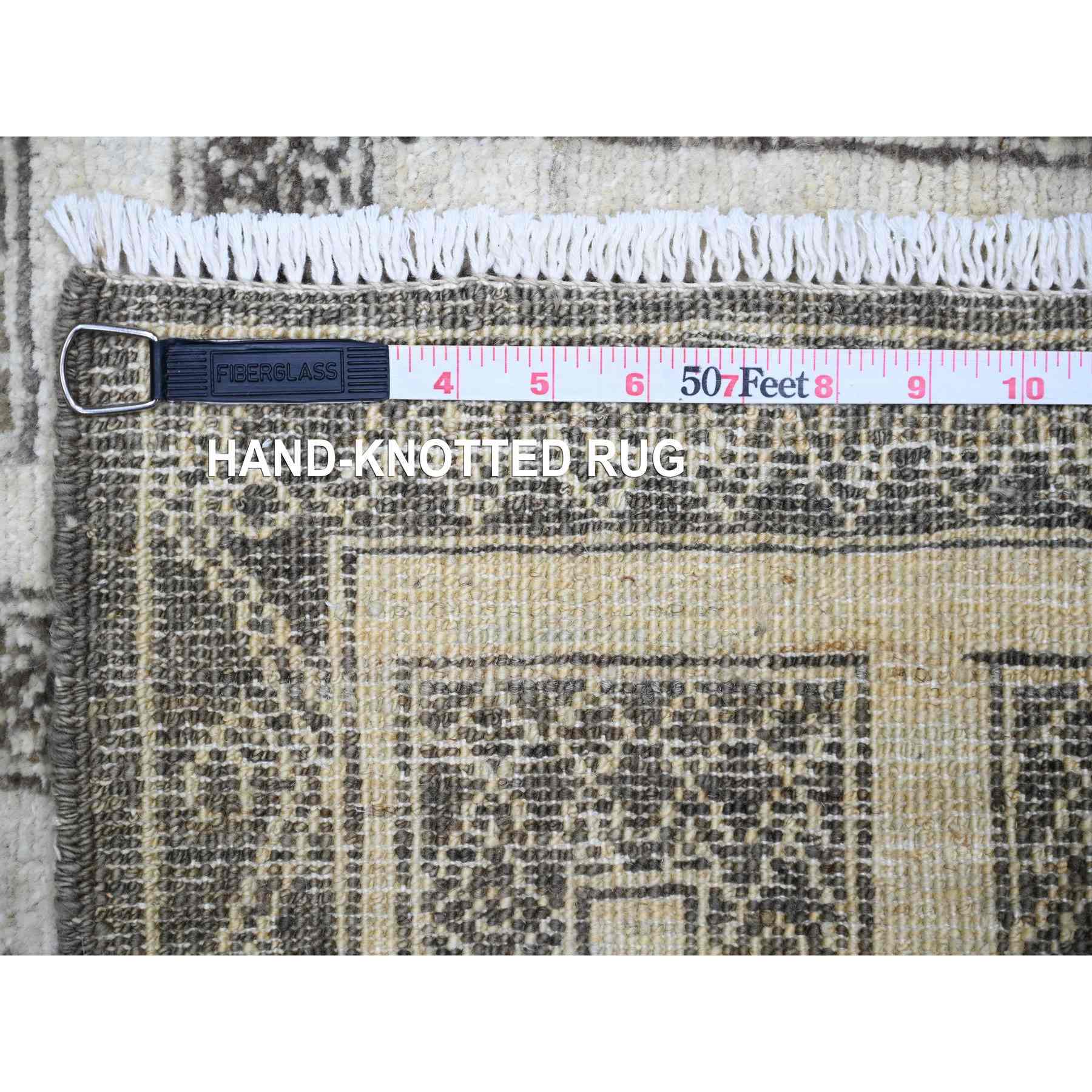 Oushak-And-Peshawar-Hand-Knotted-Rug-371420