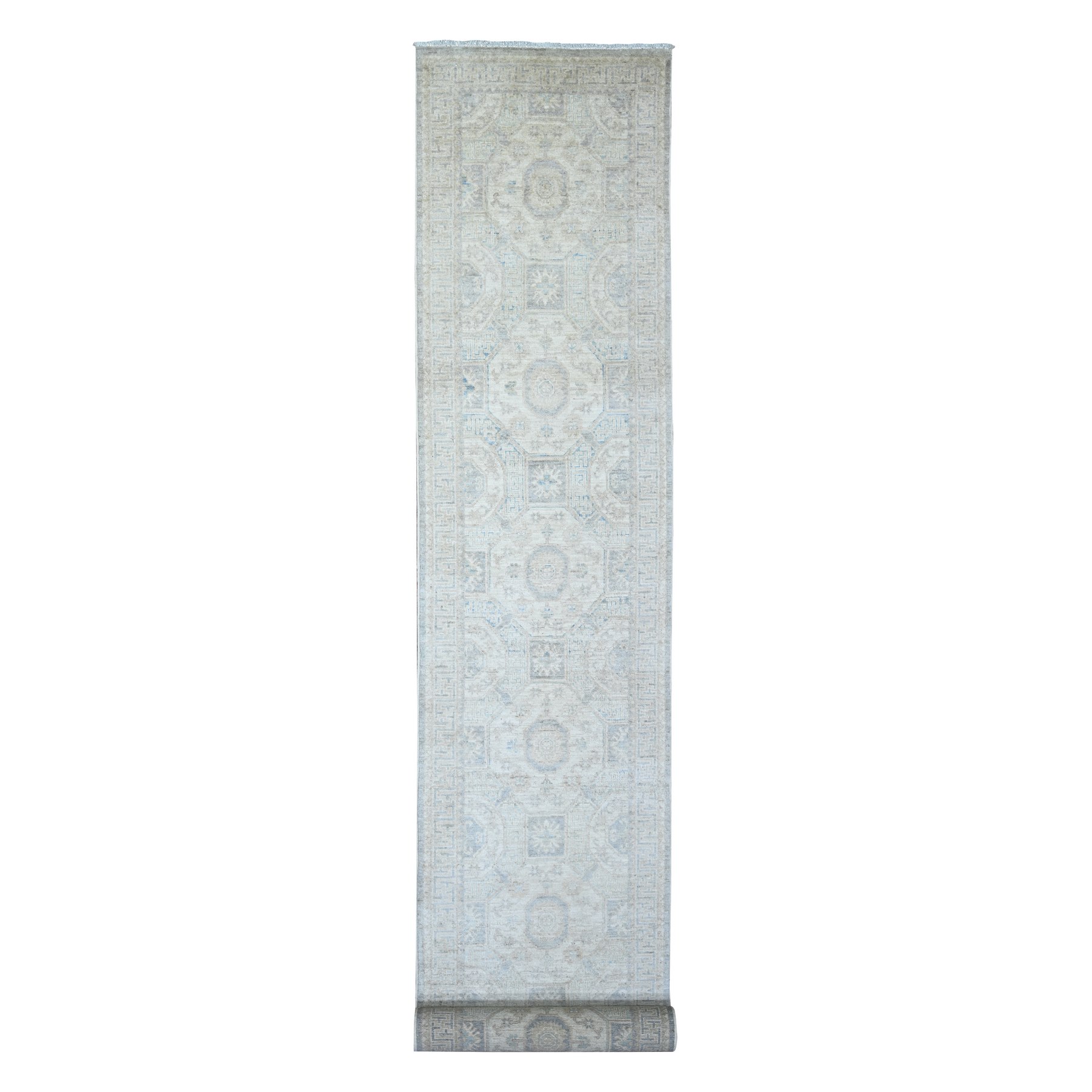 Oushak-And-Peshawar-Hand-Knotted-Rug-371525